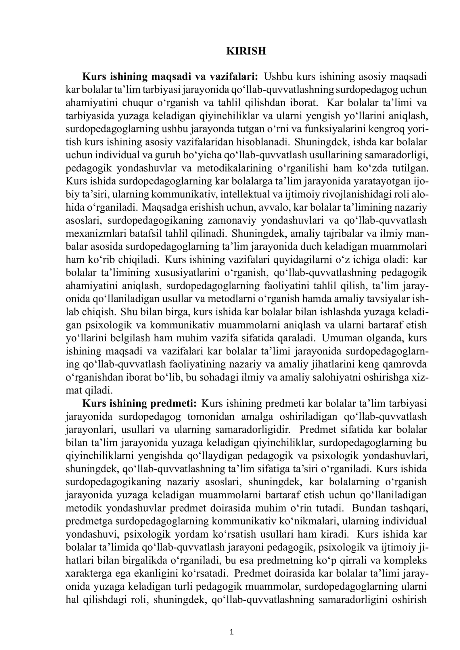 Kar bolalar ta'limida qo’llab-quvvatlashning ahamiyati 2