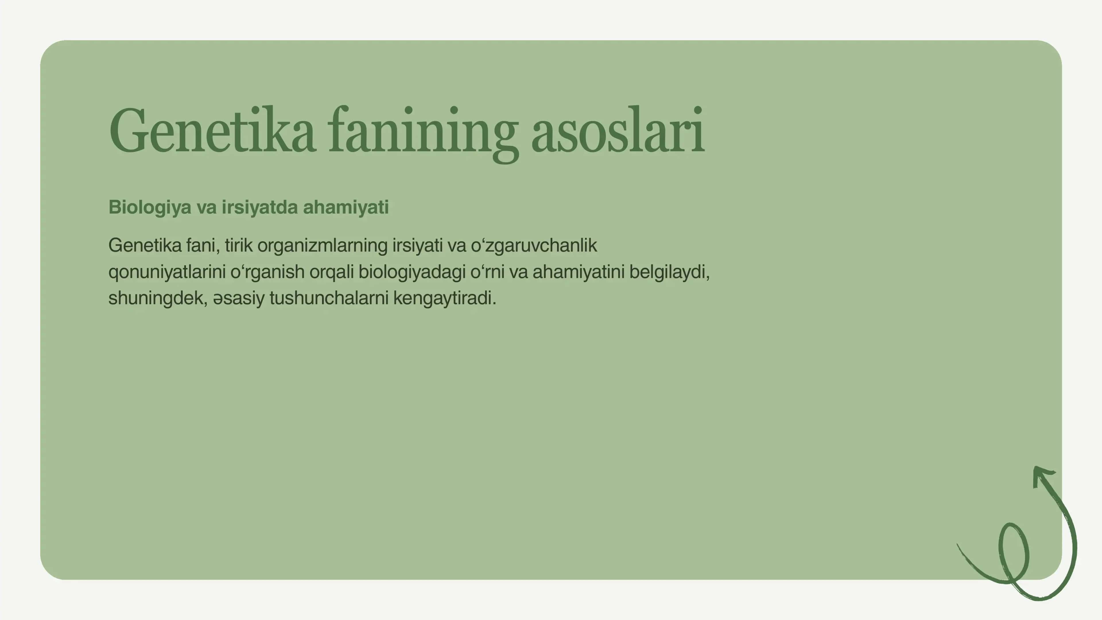 Genetika fani 2