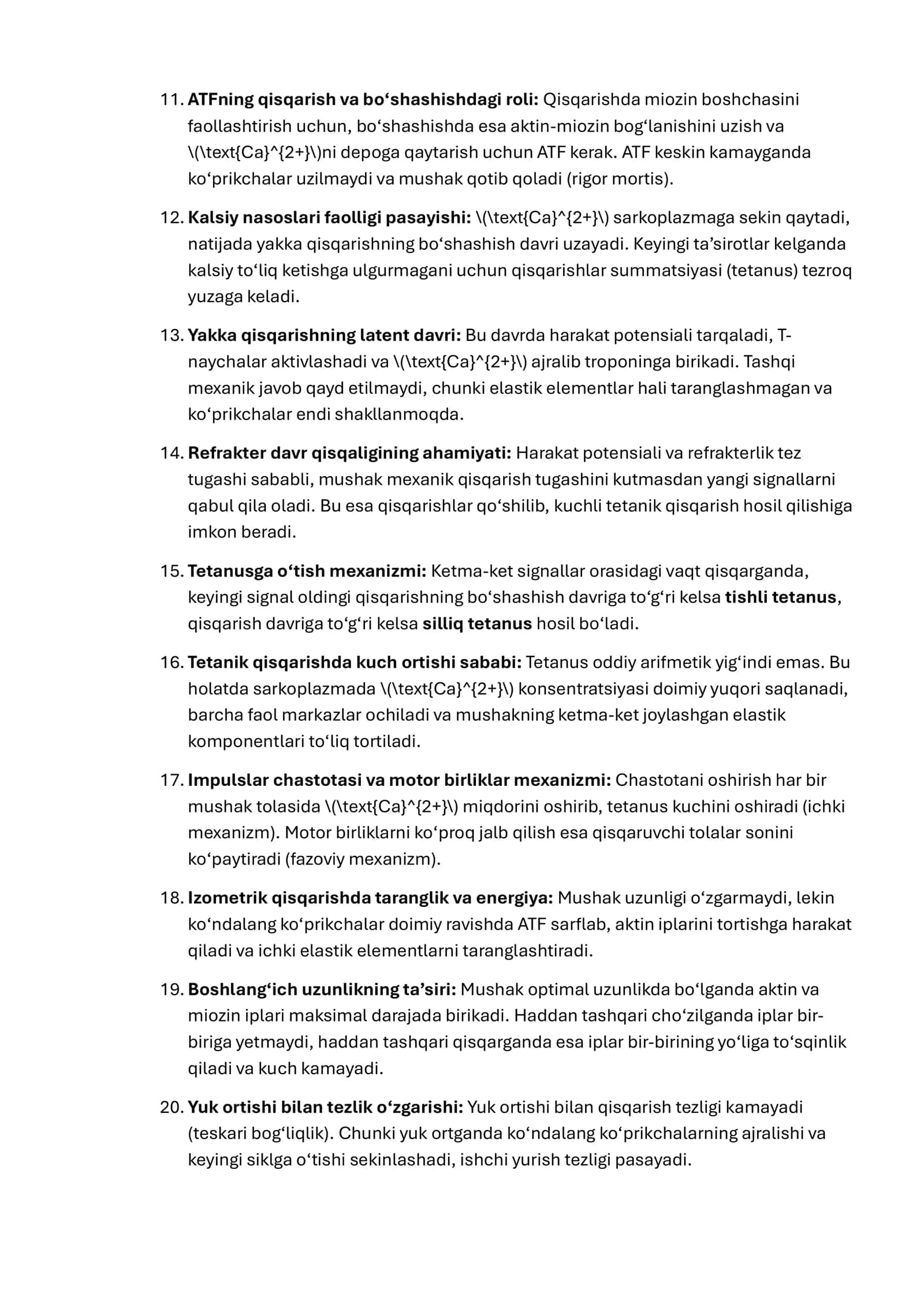 1-qism: 30 ta nazariy savolga qisqa va aniq javoblar 2