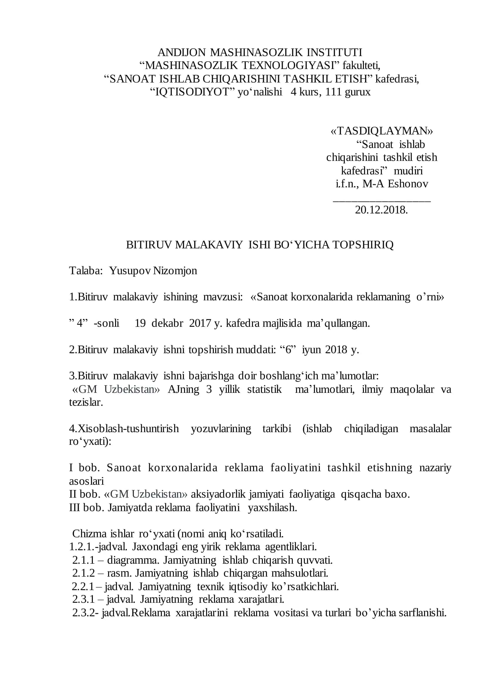 Mashinasozlik texnologiyasi 2