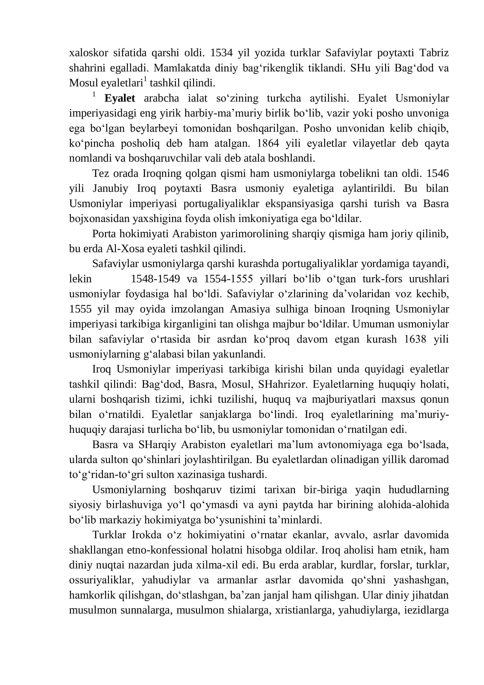 Arabiston yarimoroli mamlakatlari yangi davrda 2