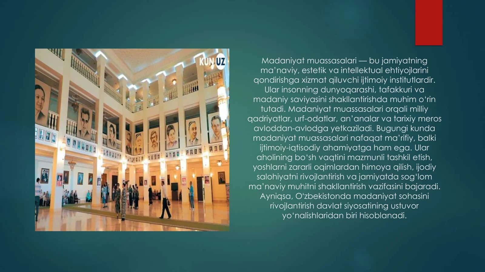 Madaniyat muassasalarining ko’ngil ochar markazlar faoliyatining zamonaviy tendensiyalari 2