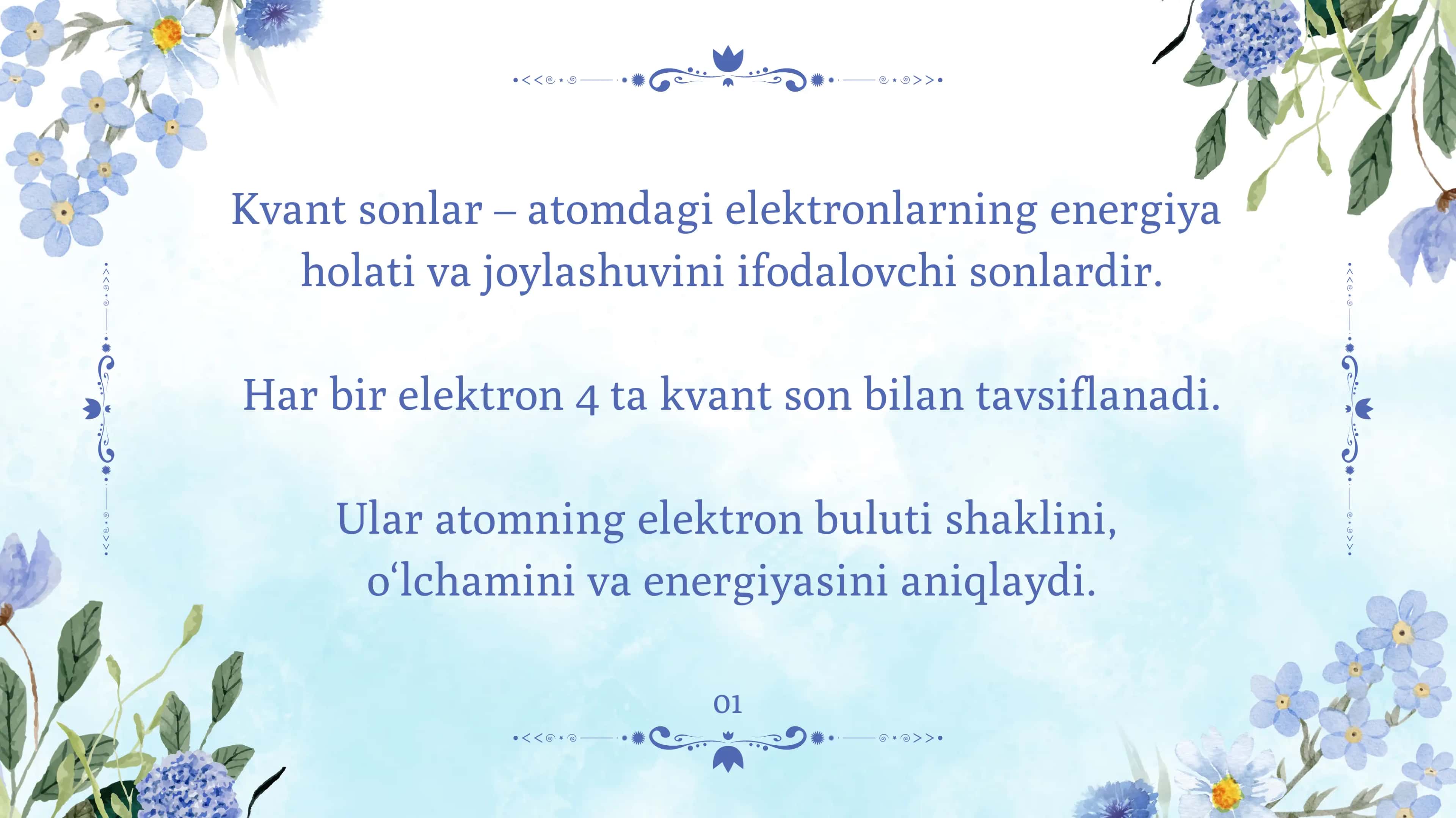 Kvant sonlar 2