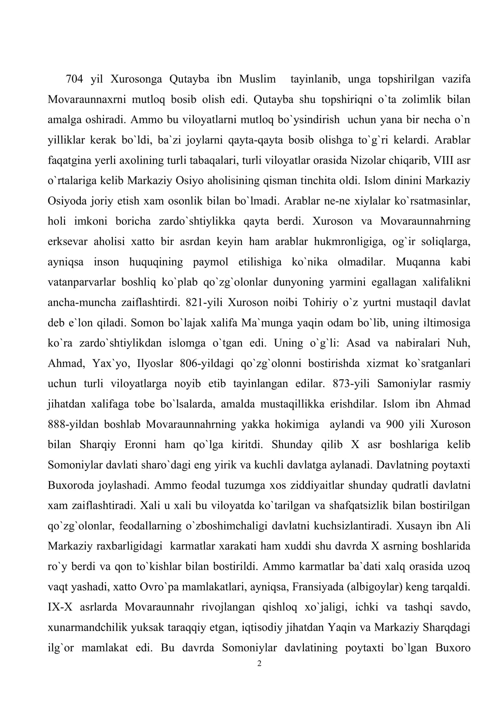 VIII-XI asrlarda Markaziy Osiyodagi ilm-fan rivoji 2