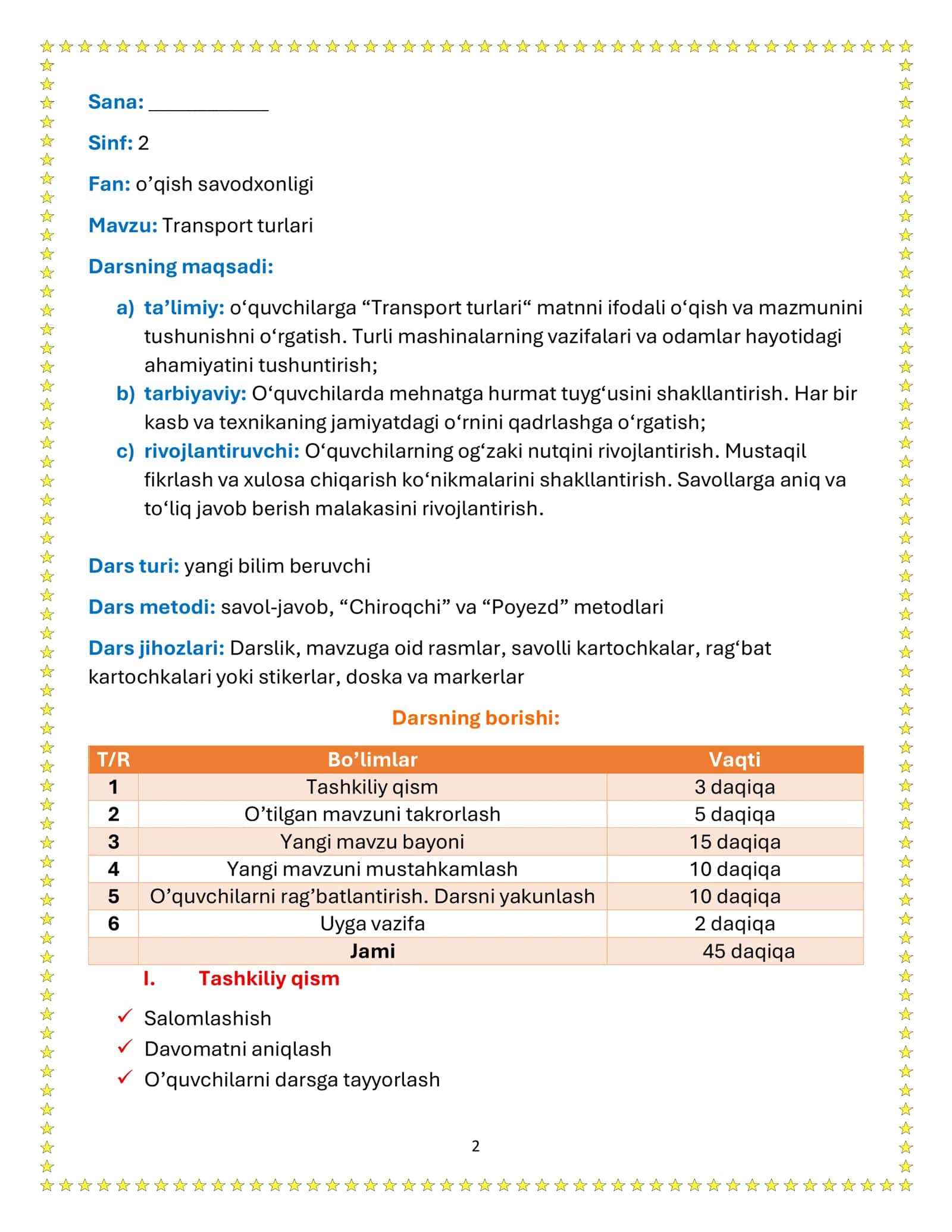 Transport turlari 2