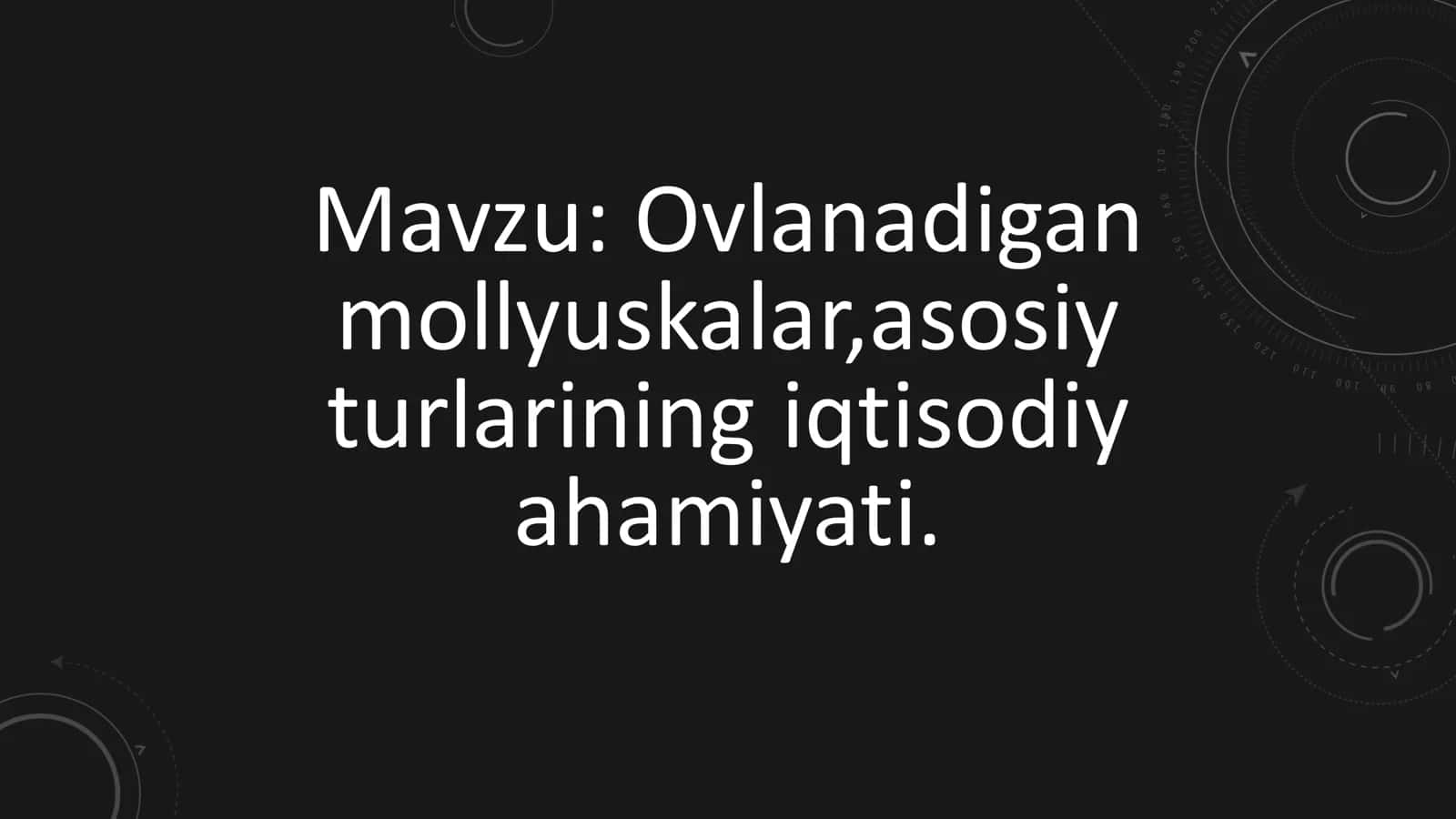 Ovlanadigan mollyuskalar 2