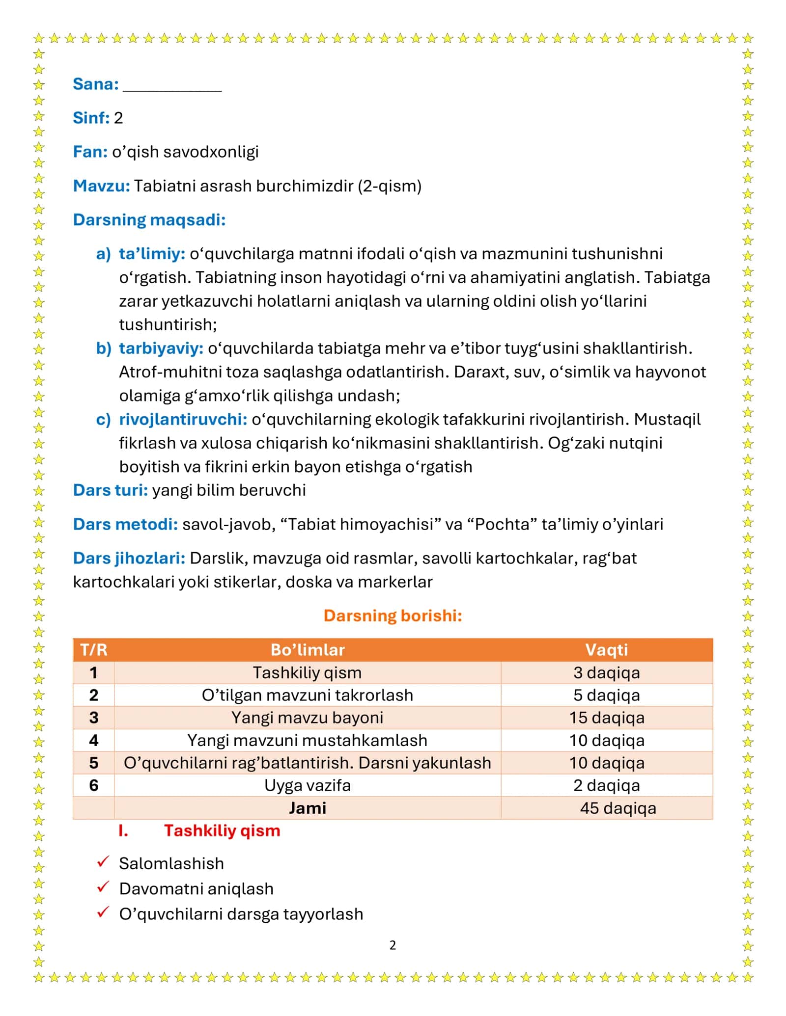 Tabiatni asrash burchimizdir (2-qism) 2