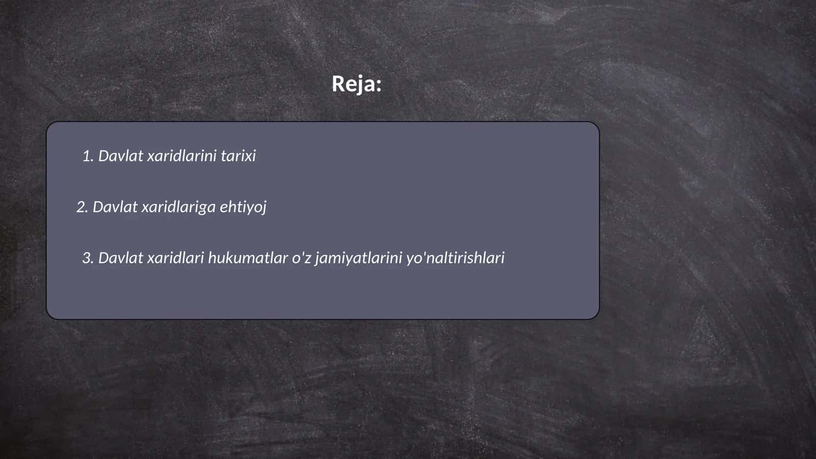 Davlat xaridlari tarixi 2