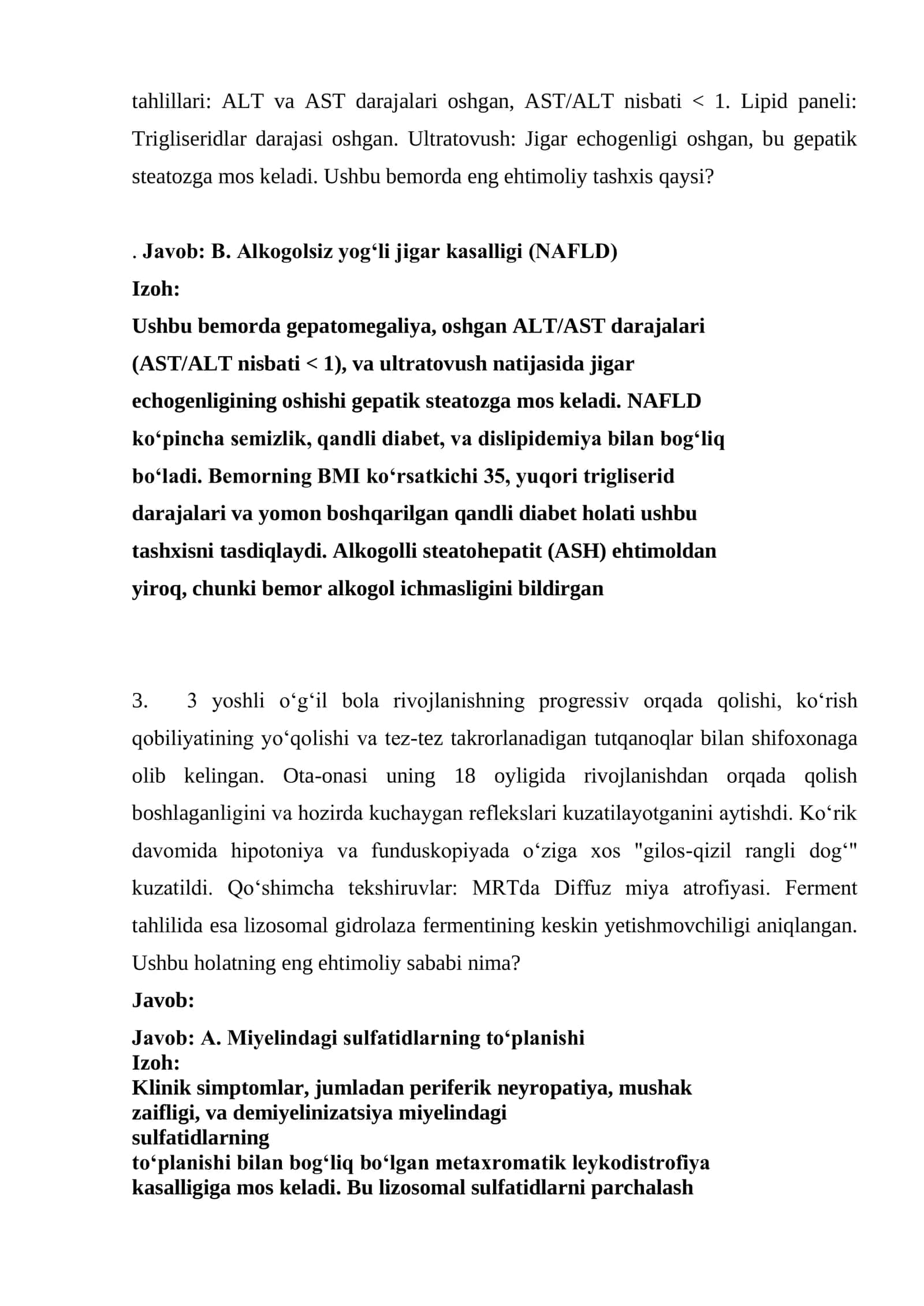 4- semestr ON savollari vaziyatli masala javoblari bilan 2