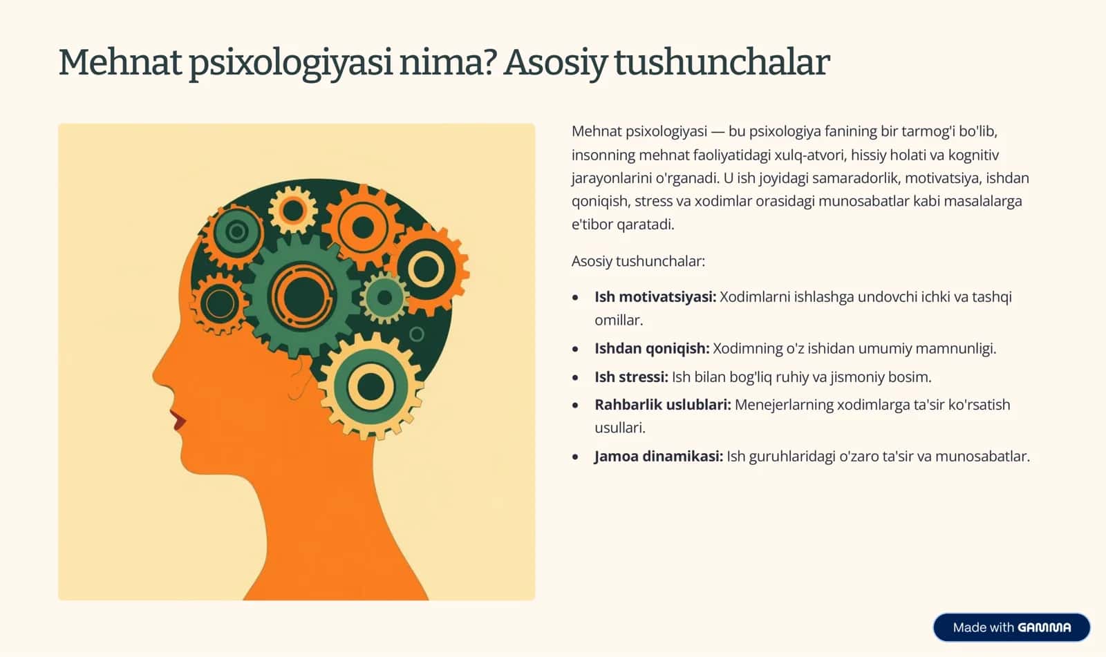 Mehnat psixologiyasi: Maqsadlar, Vazifalar va Ahamiyat 2