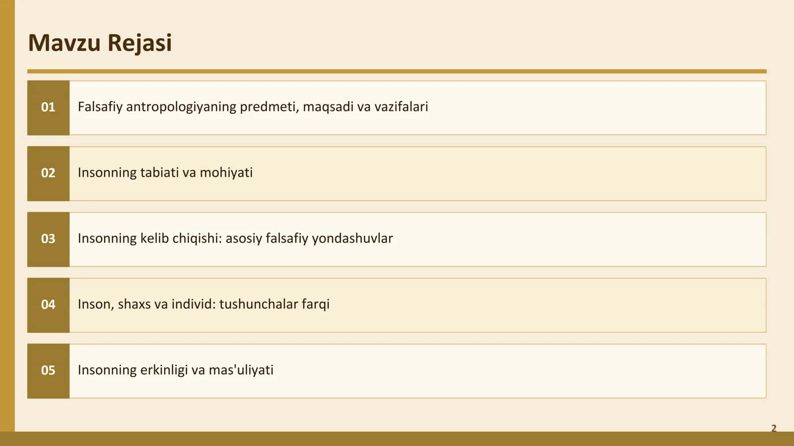 Falsafiy Antropologiya (Inson Falsafasi) 2