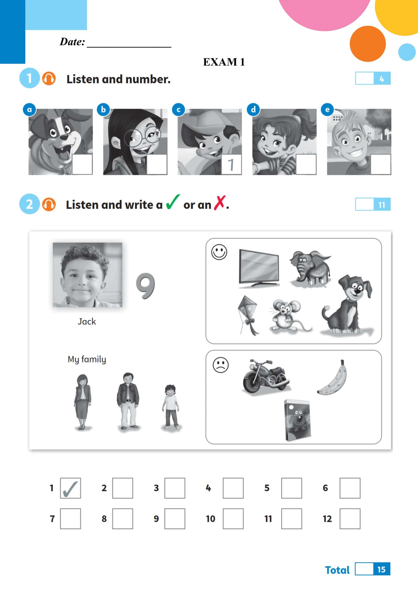 EXAM BOOK grade 3 cw 2