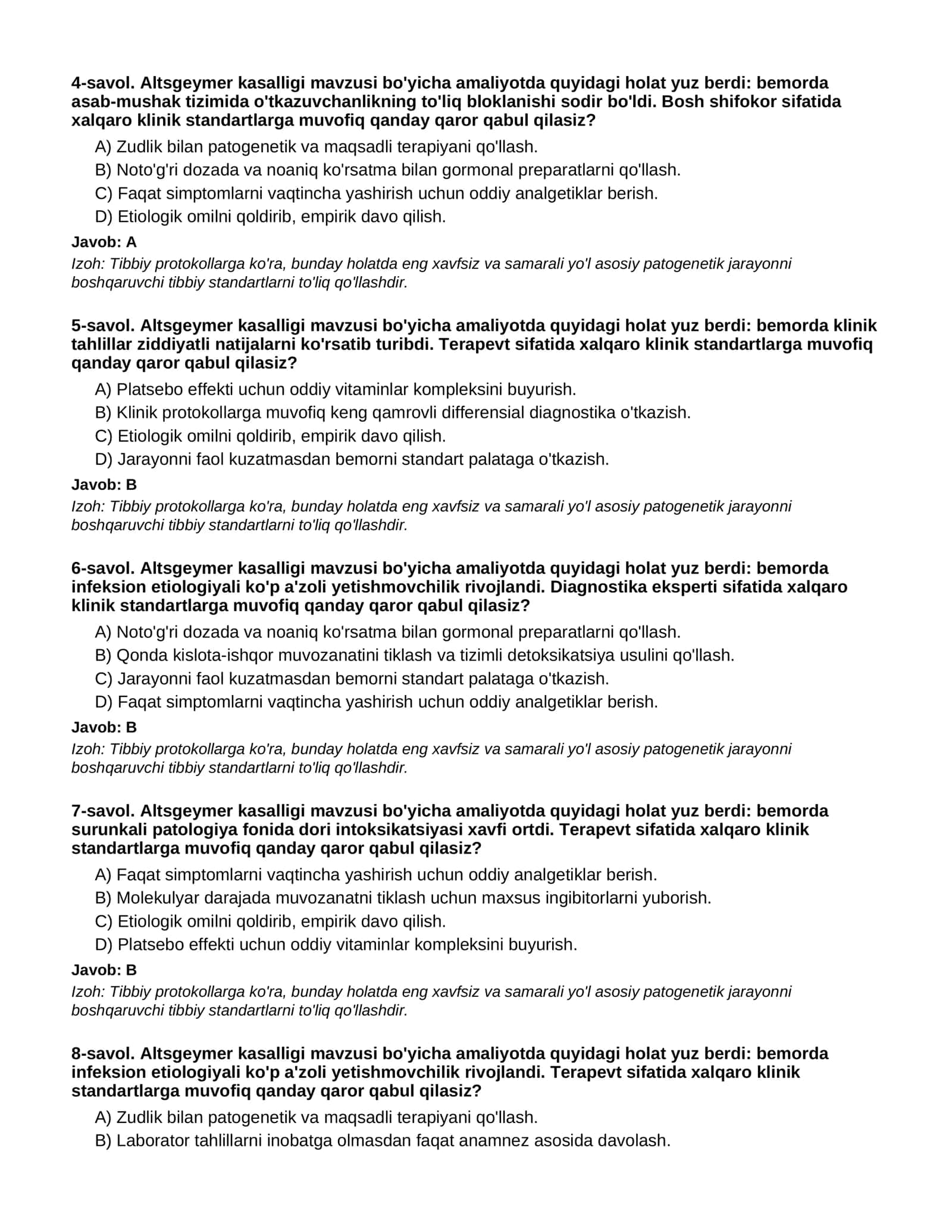 ALTSGEYMER KASALLIGI - 2-QISM 2