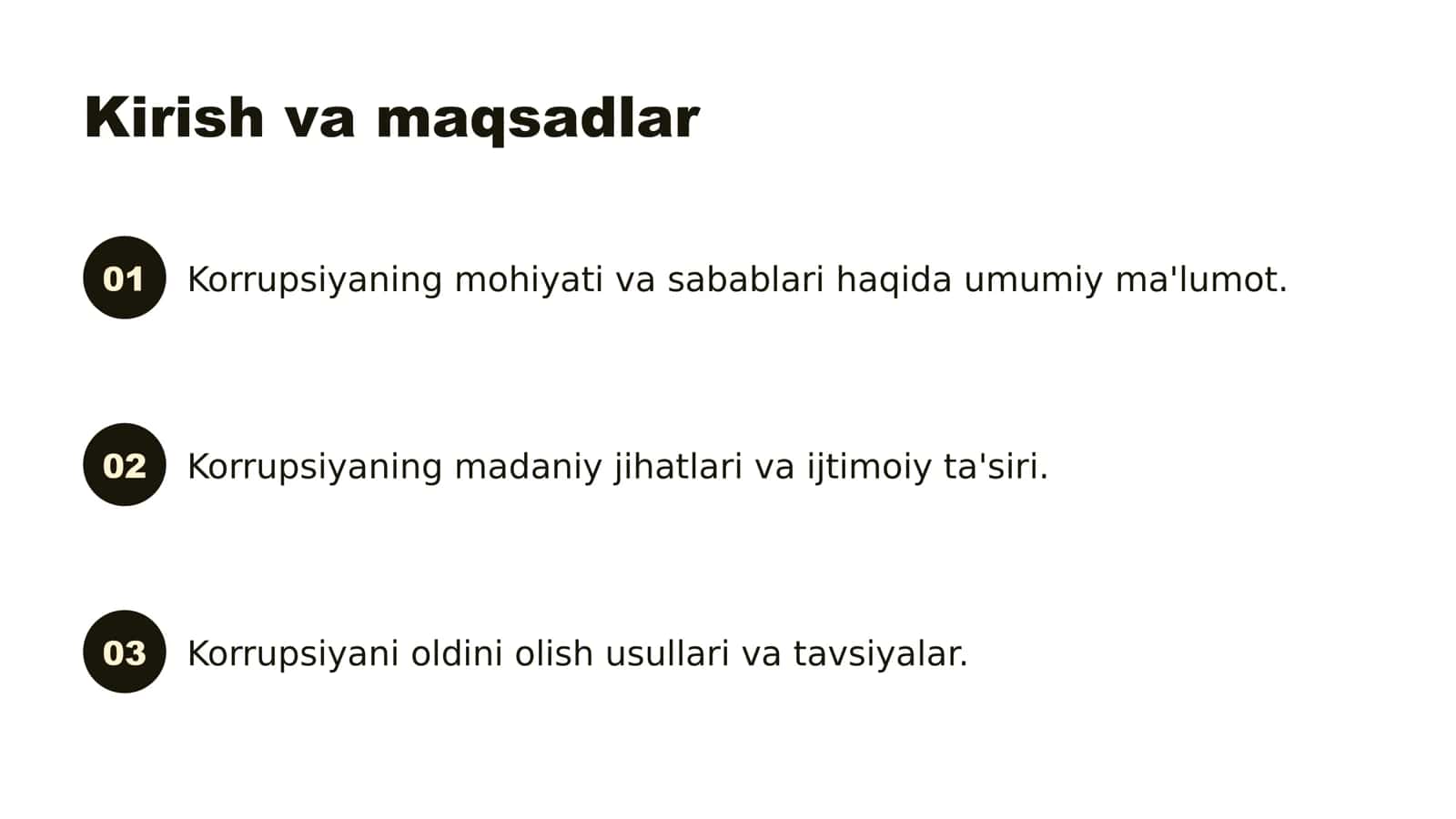 Korrupsiyani institutsional va madaniy muammo sifatida tushuntirish va profilaktika yollari 2