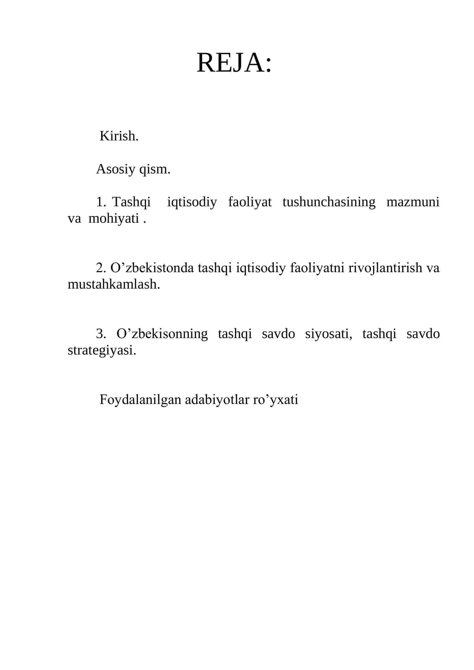 O’zbekistonda tashqi iqtisodiy faoliyatni erkinlashtirish 2
