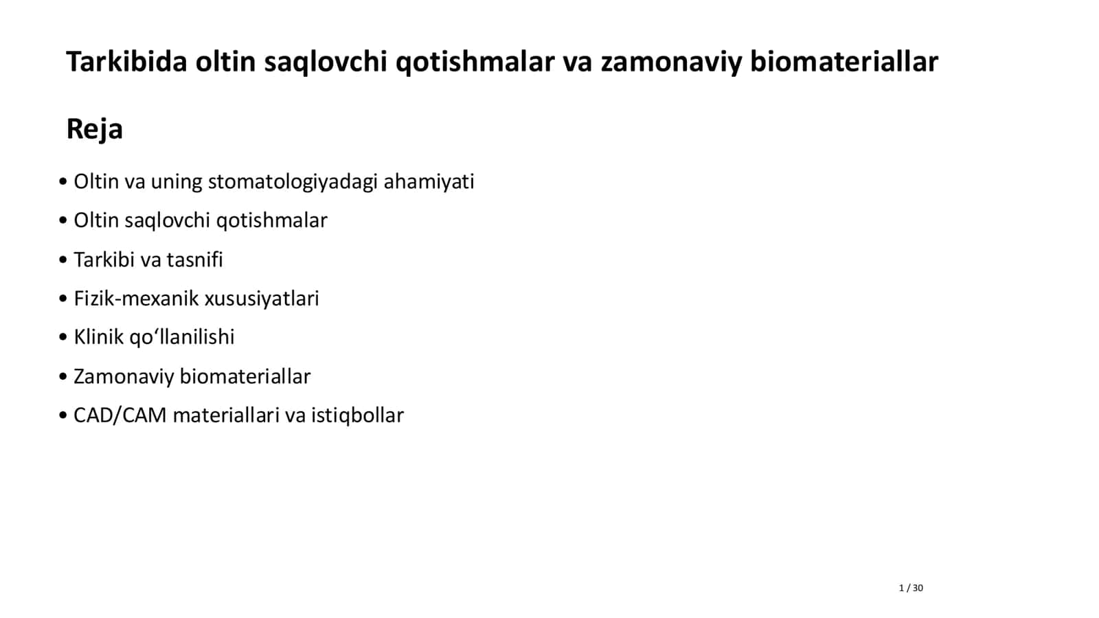 Ortopedik Stomatologiya Propedevtikasi 2