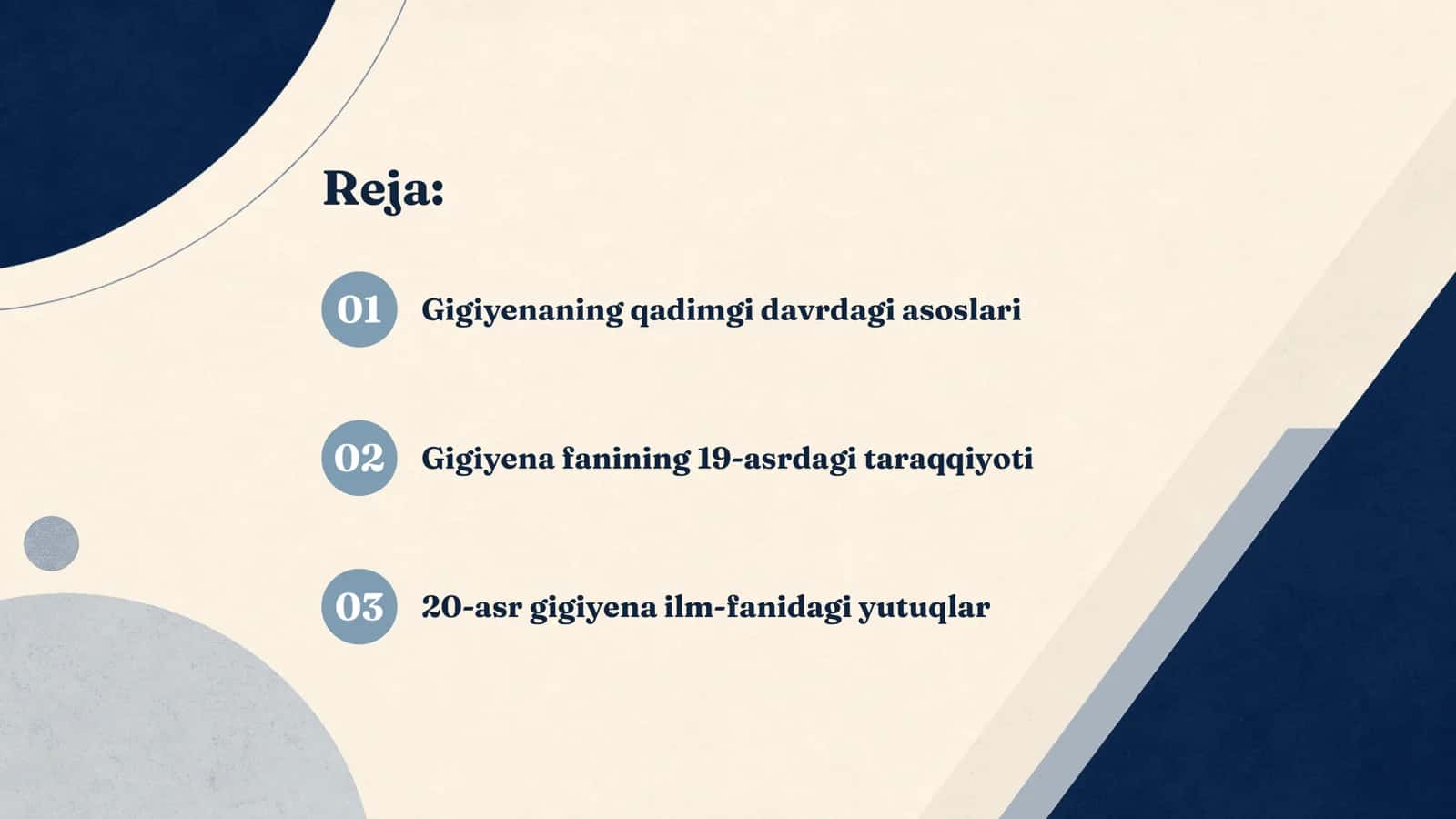 Gigiyena fanining qadimgi davrda 2