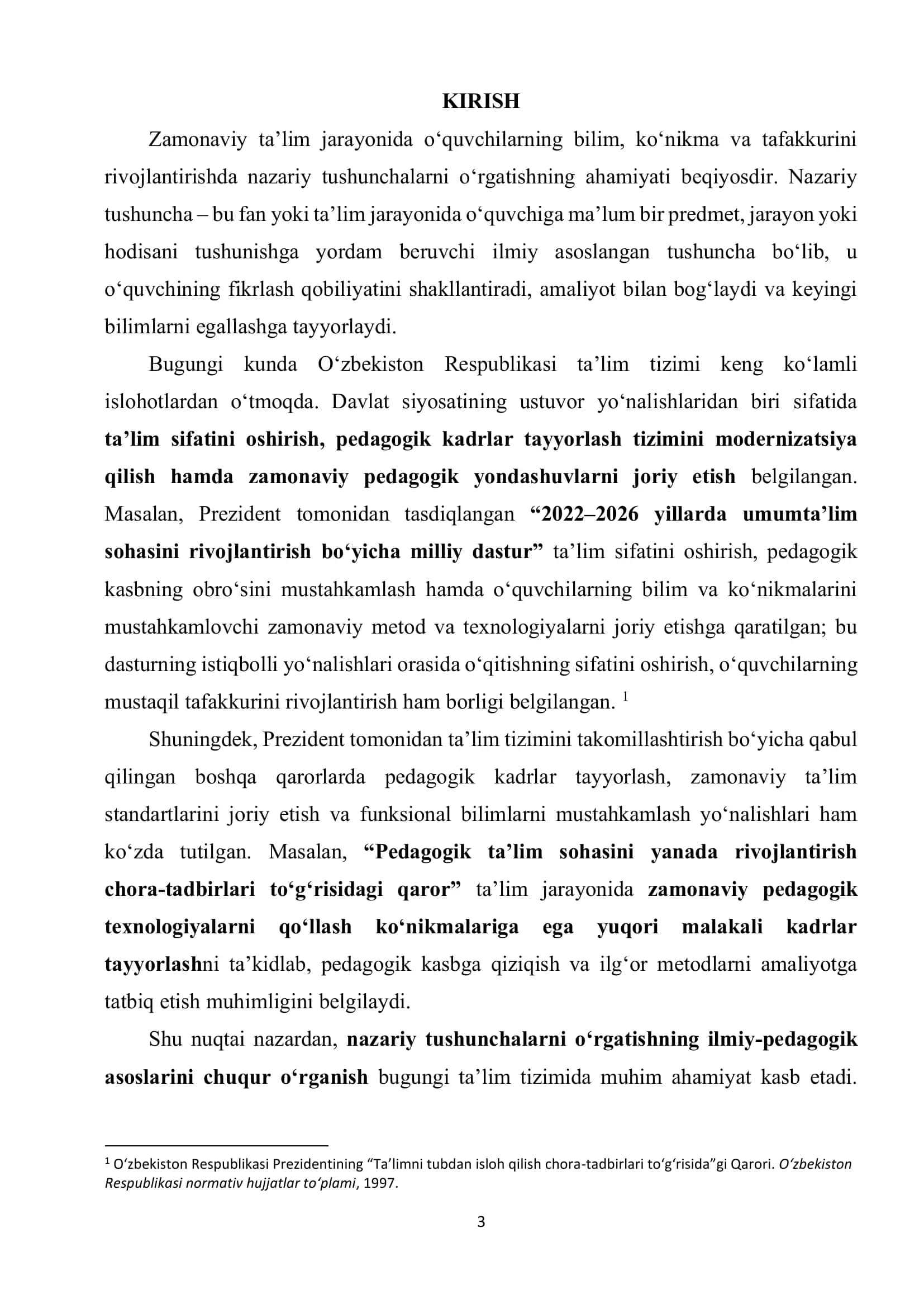NAZARIY TUSHUNCHALARNI O‘RGATISHNING ILMIY-PEDAGOGIK ASOSLARI 2