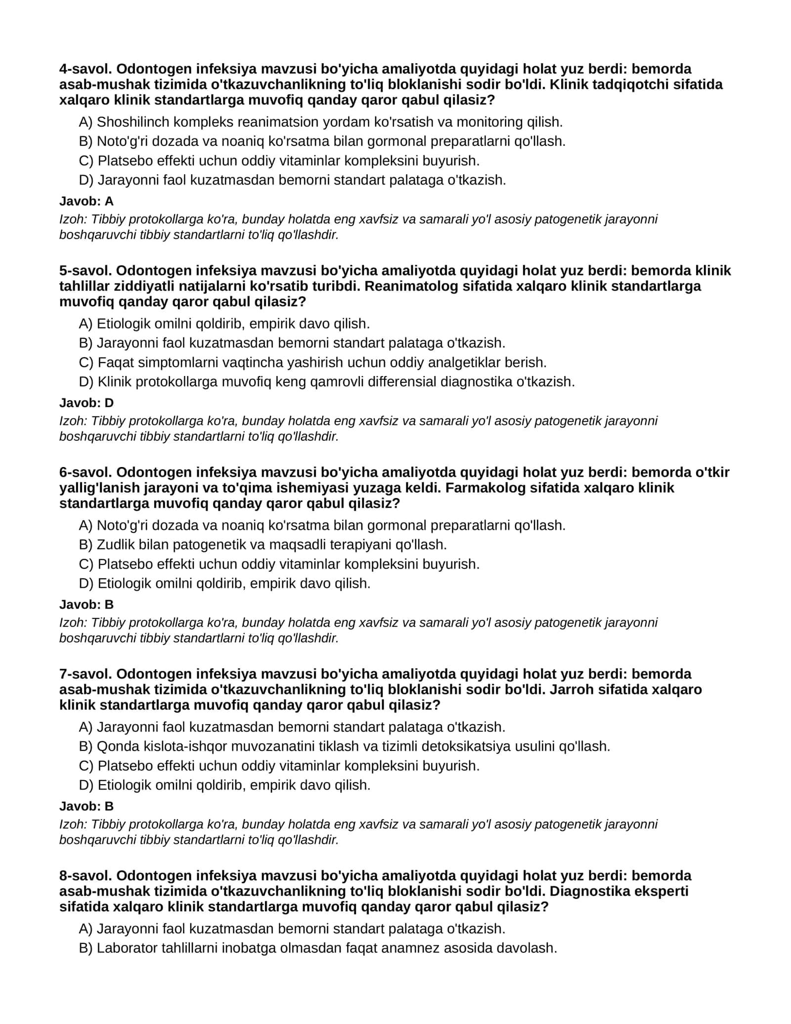 ODONTOGEN INFEKSIYA - 1-QISM 2
