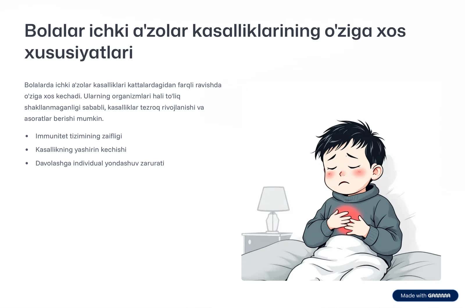 Bemor bolalarni parvarishlash va nazorat 2