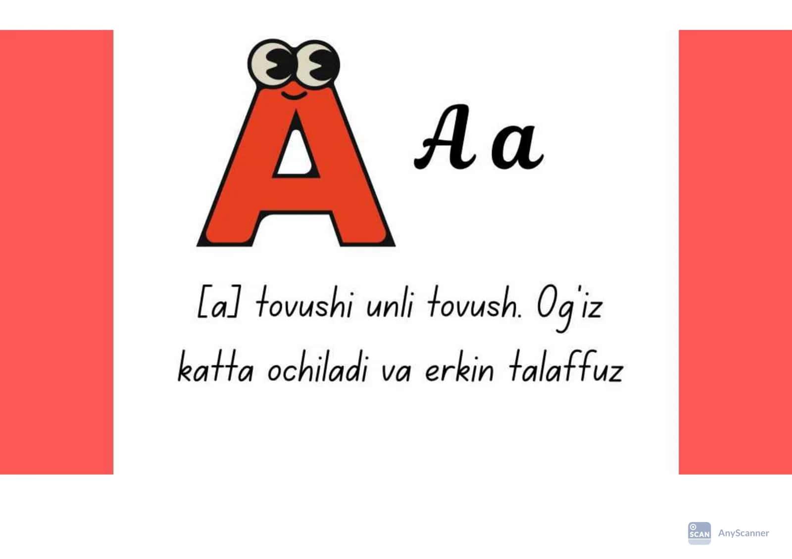 Alifbo harflariga slayd 2