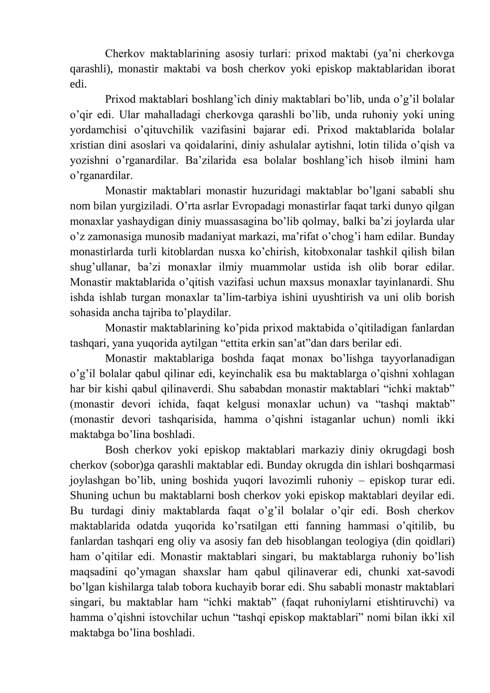 XIX asrda jahon pedagogika fanining rivojlanishi 2