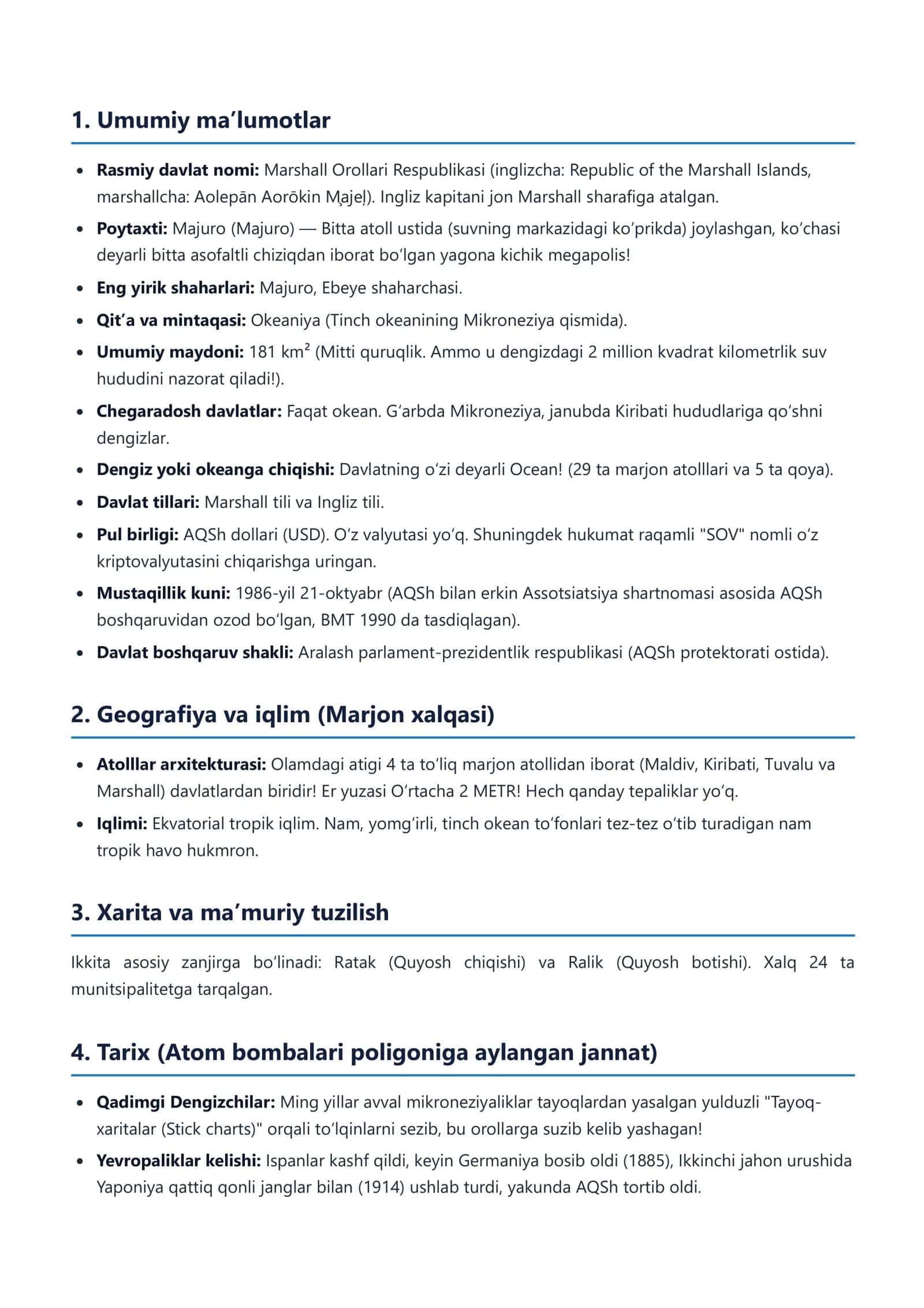 Marshall Orollari Respublikasi 2
