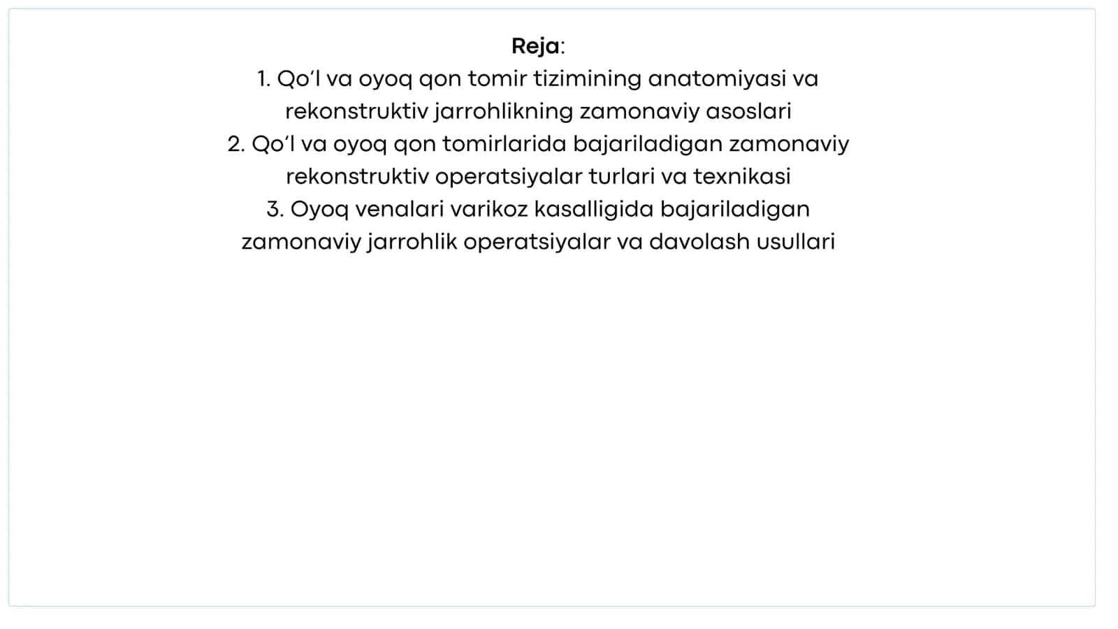 Zamonaviy rekonstruktiv operatsiyalar turlari 2