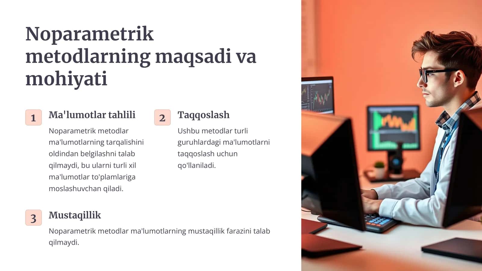 NOPARAMETRIK METODLAR HAQIDA TUSHUNCHA 2