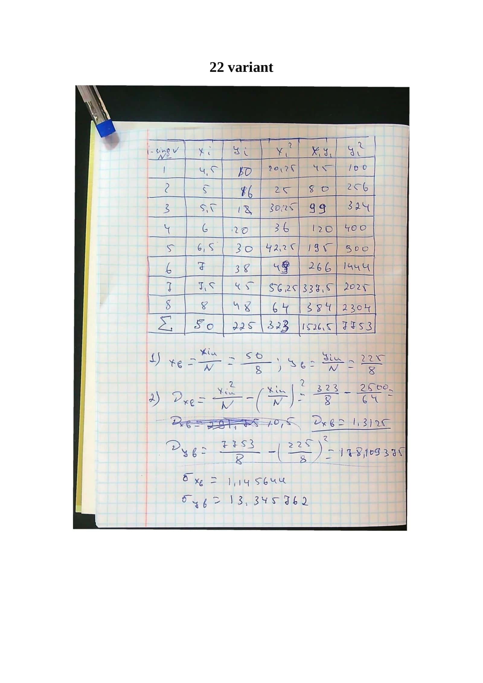 Ehtimollik va statistika MUSTAQIL ISH 1 2