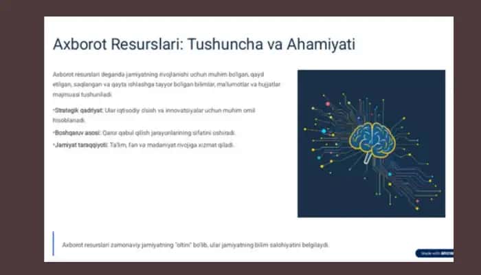 Axborot Resurslari 2