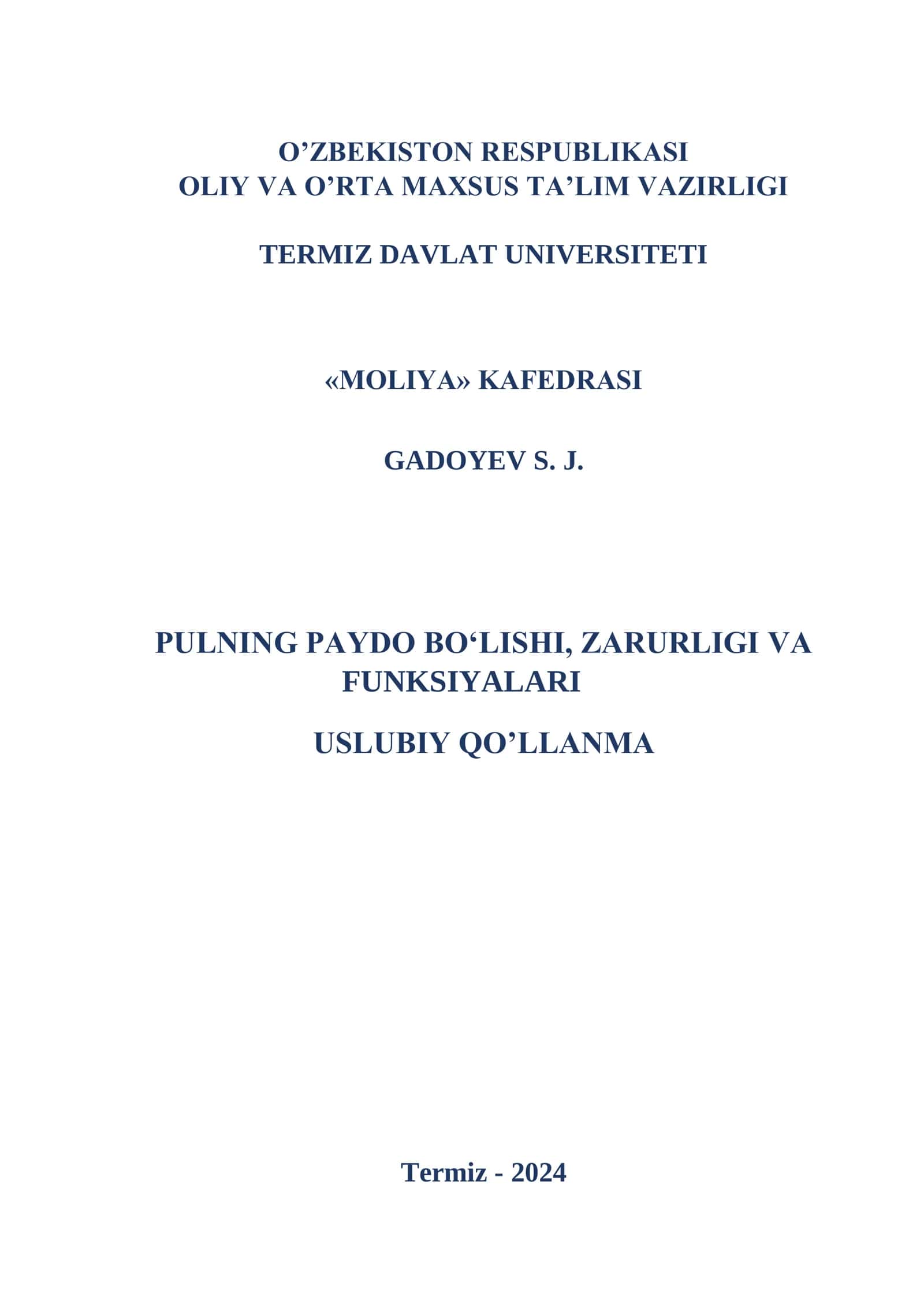 PUL EVOLUTSIYASI 2