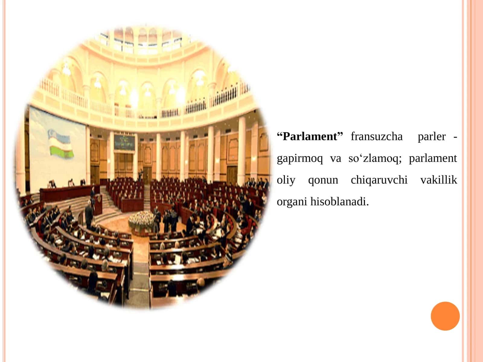 O‘ZBEKISTON RESPUBLIKASIDA PARLAMENT FAOLIYATI 2