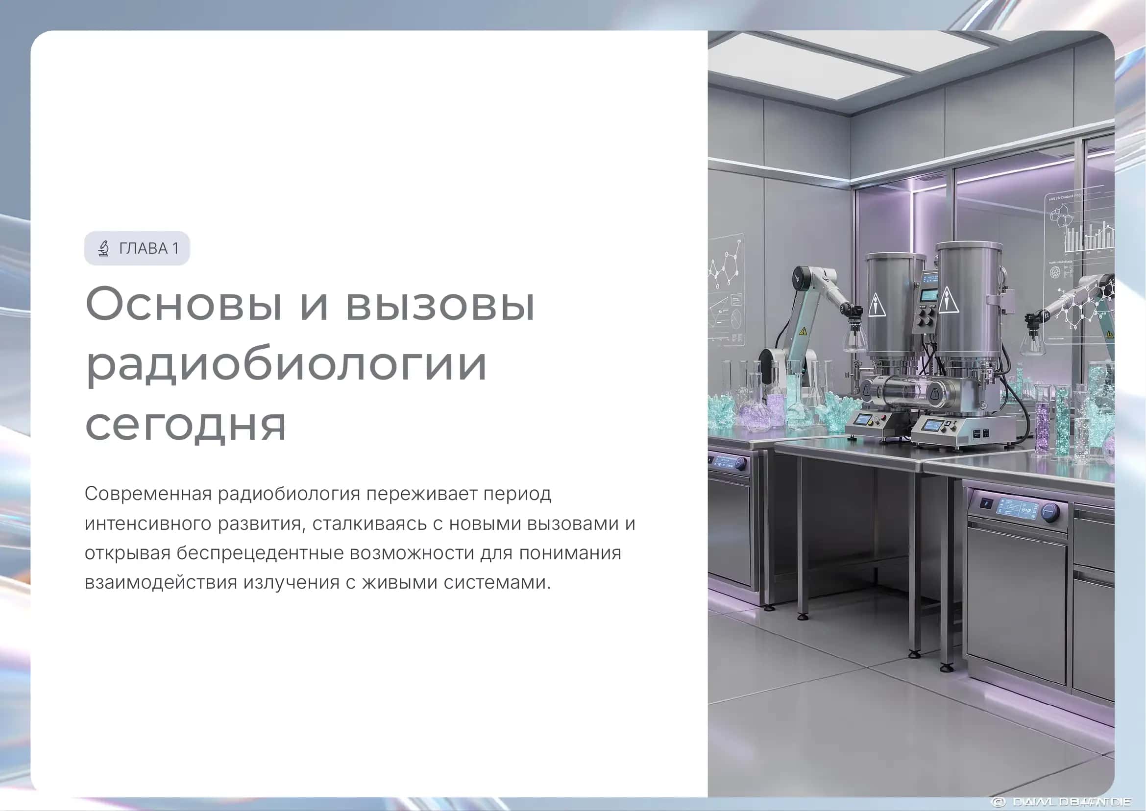 Направления дальнейших научных разработок в области радиобиологии 2