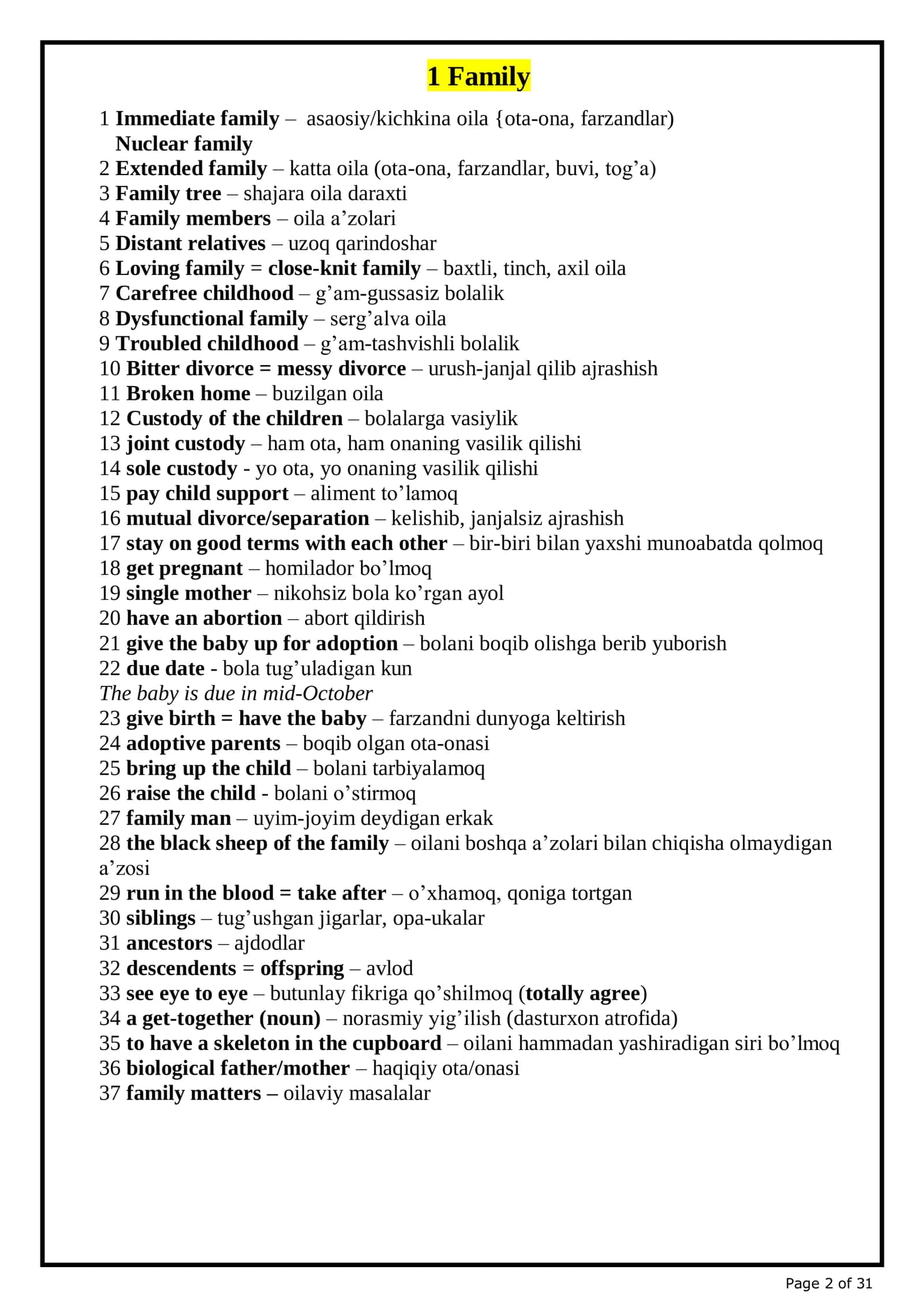 Speaking Section Guide for English Teachers 2