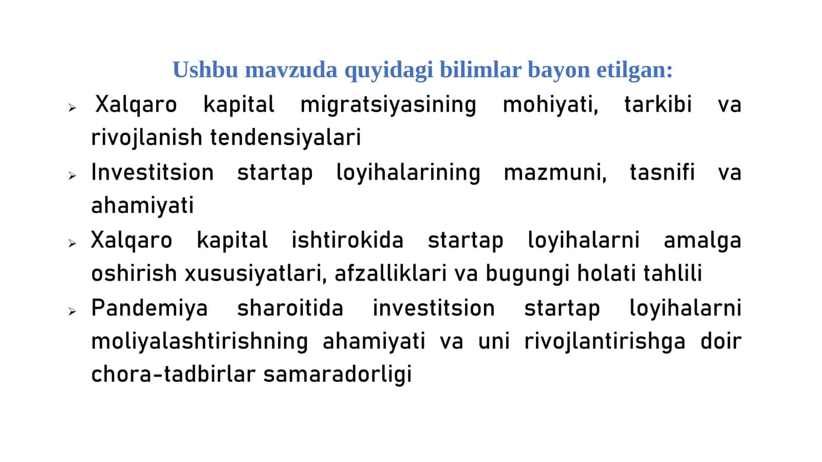 ISHLAB CHIQARISH OMILLARINING XALQARO HARAKATI 2