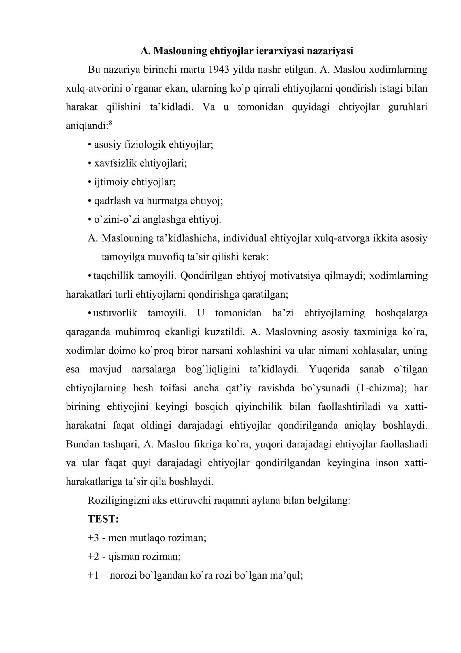 Mumtoz motivatsion nazariyalar 2