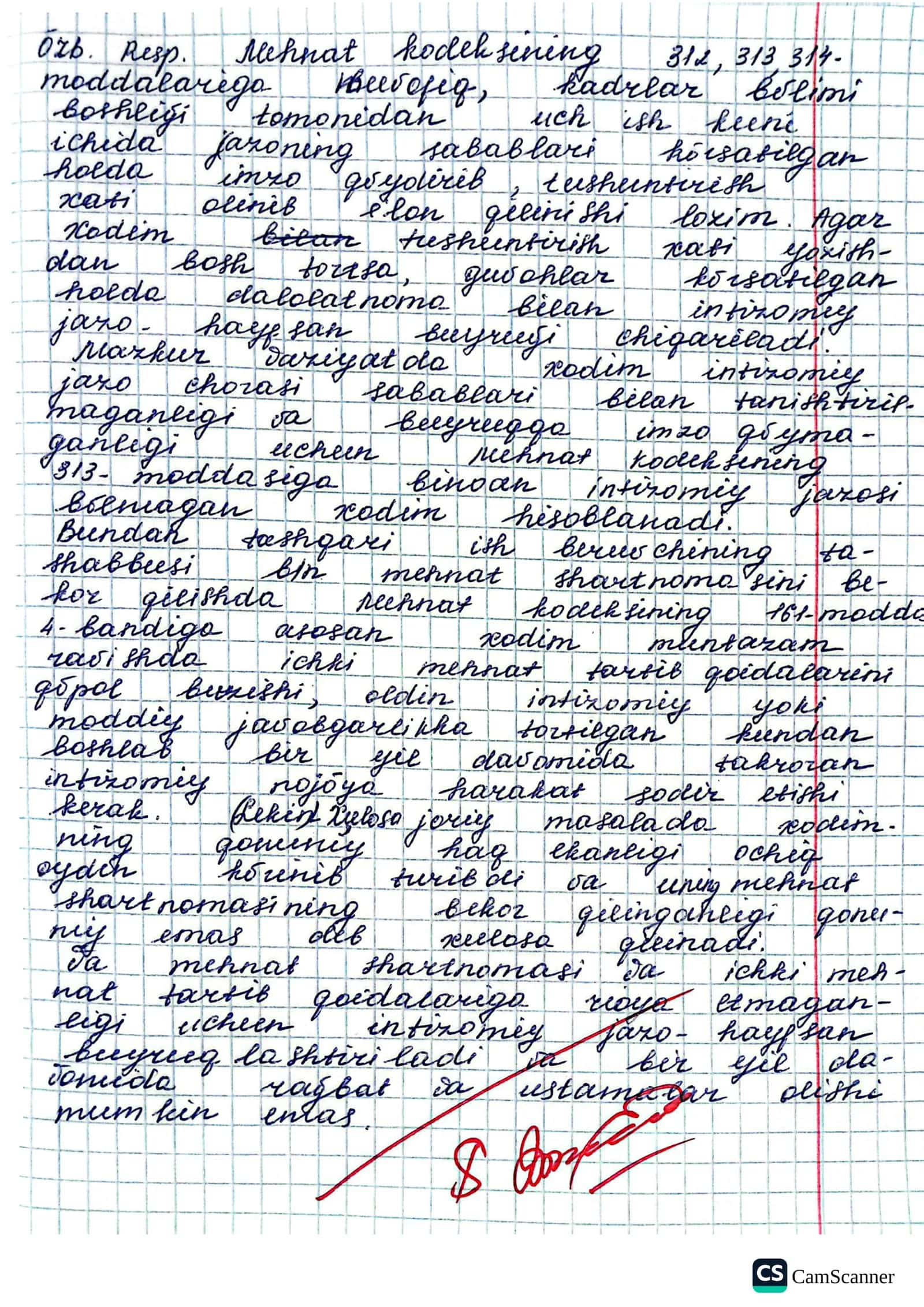 Mehnat qonunchiligiga oid real keys 2