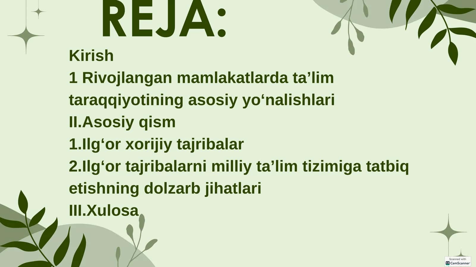 XORIJIY MAMLAKATLARDA TA’LIM TARAQQIYOTINING ASOSIY YO‘NALISHLARI VA ILG‘OR XORIJIY TAJRIBALAR 2