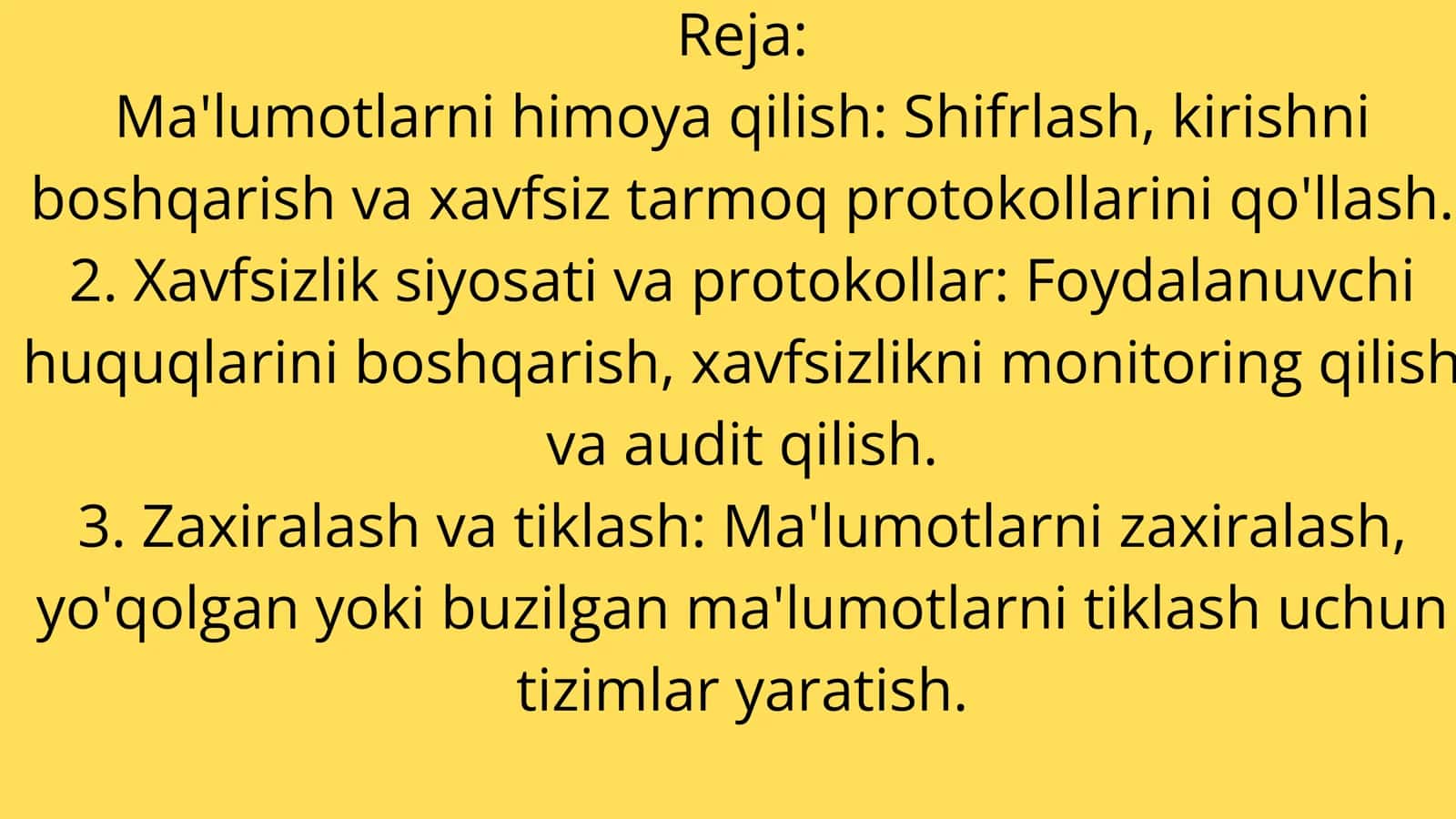 Tibbiyot tizimlarining axborot xavfsizligini ta'minlash asoslari 2
