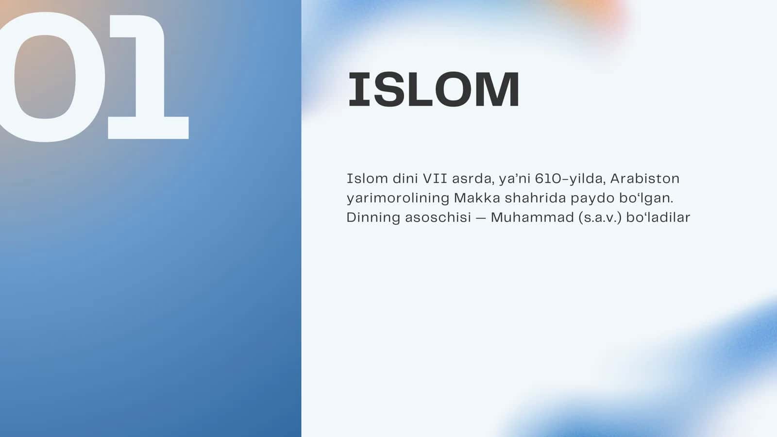ISLOM DINI 2