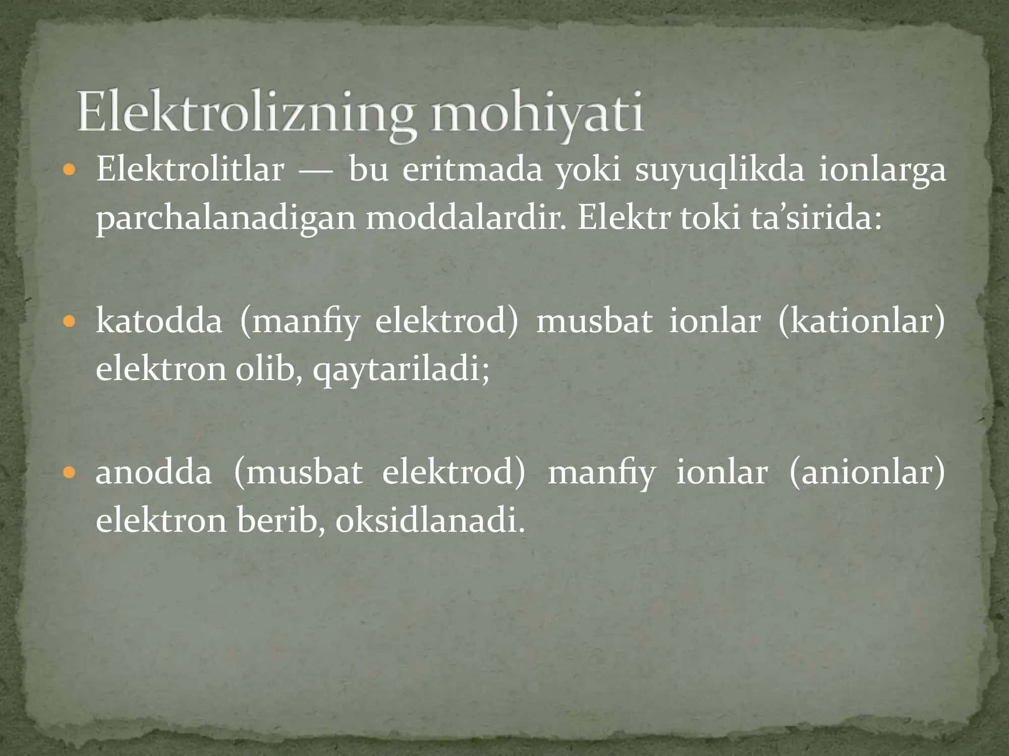 Elektroliz 2