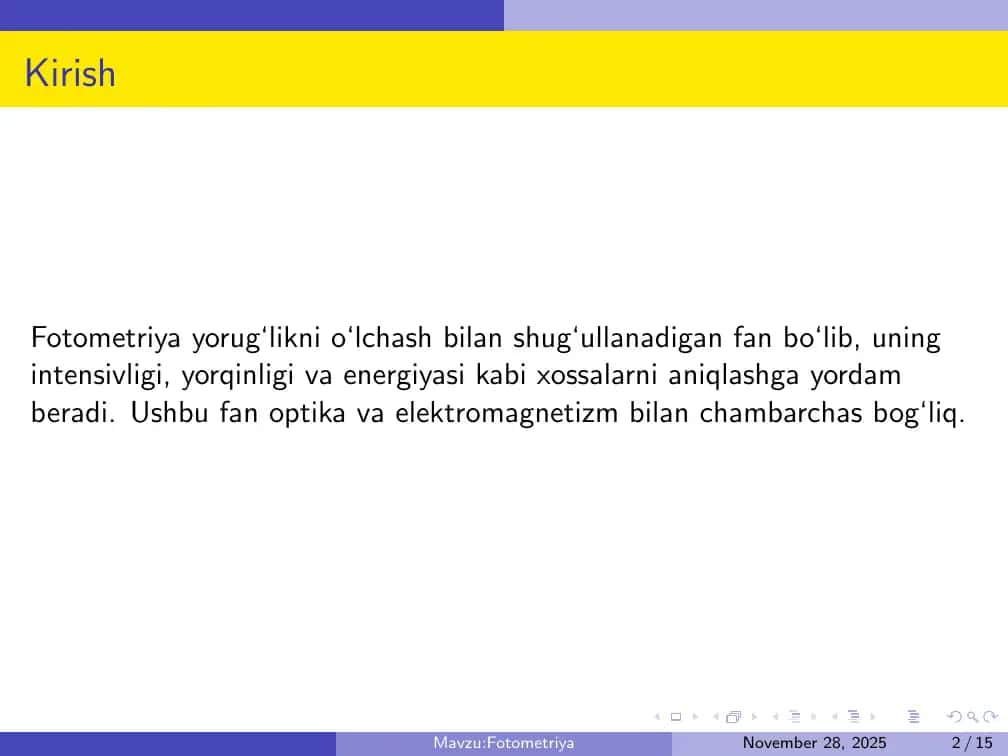 Fotometriya 2