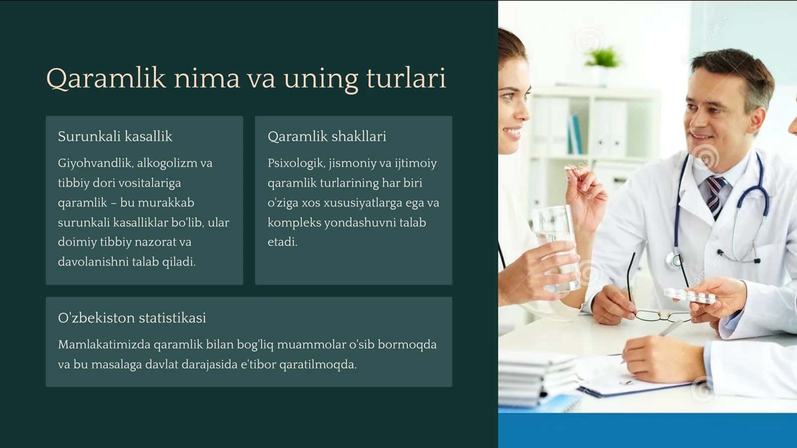 Turli Qaramlikdagi Bemorlarni Davolash va Reabilitatsiyasi 2