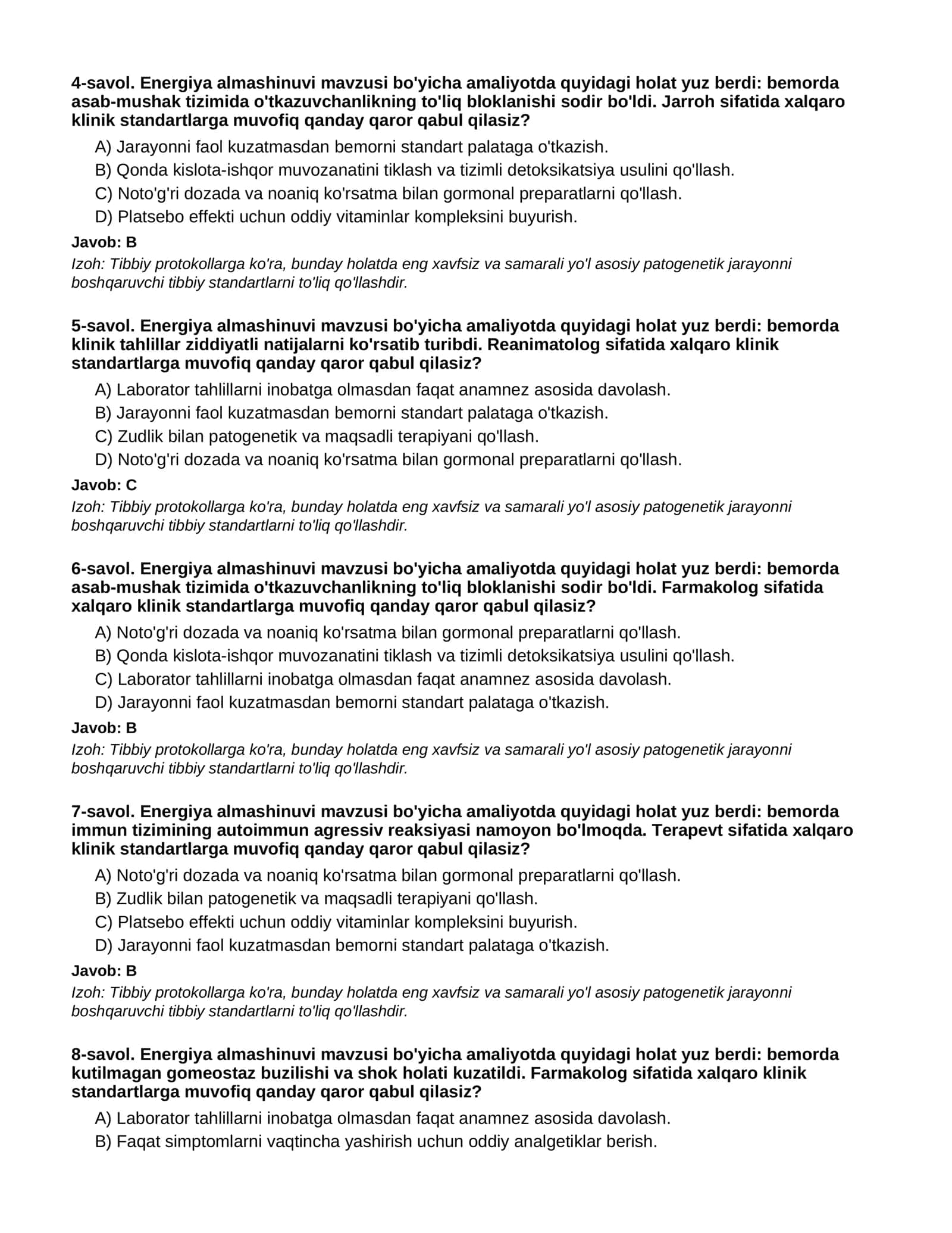 ENERGIYA ALMASHINUVI - 1-QISM 2