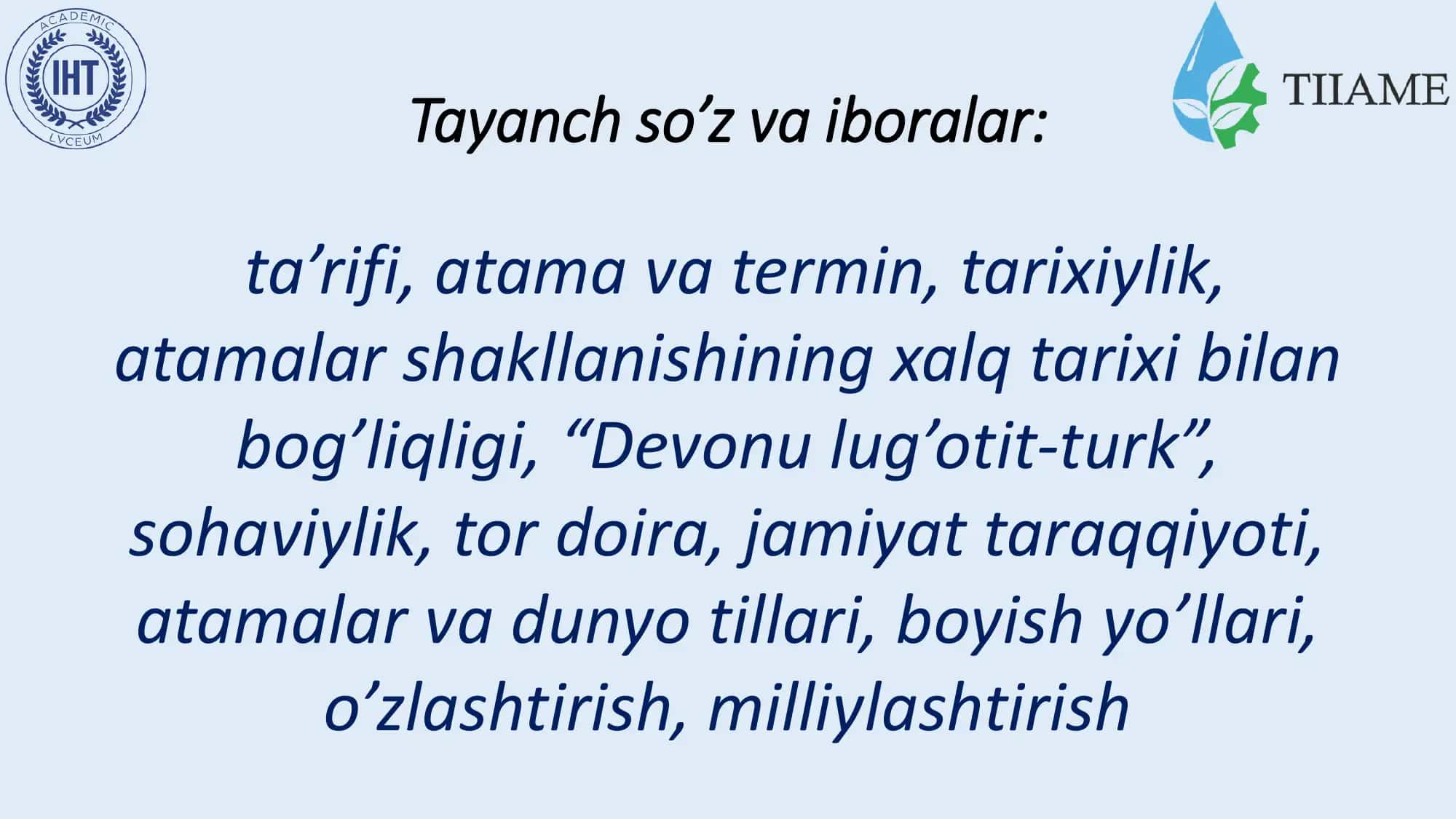Atama va atamashunoslik 2
