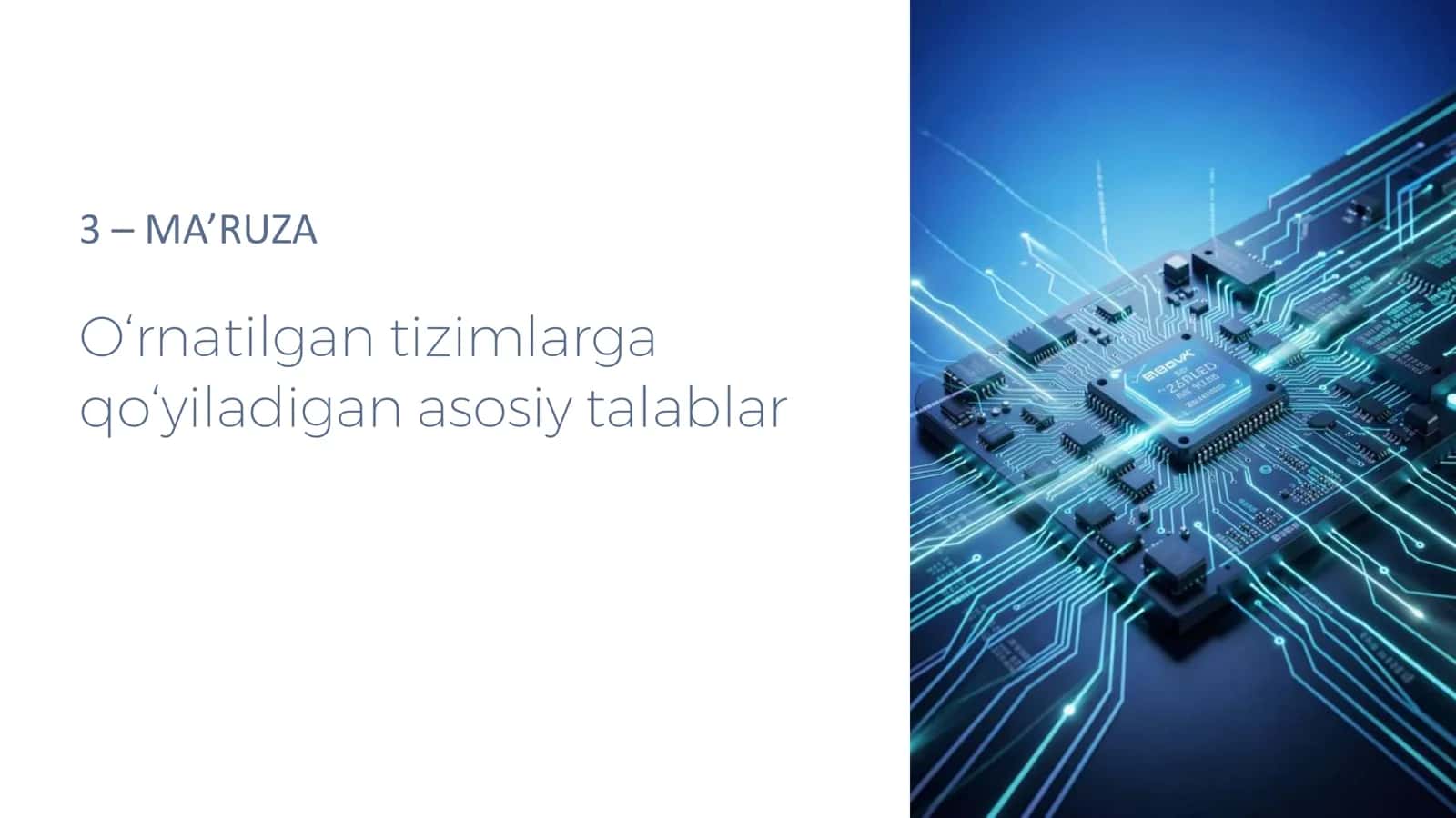 O‘rnatilgan tizimlar 2
