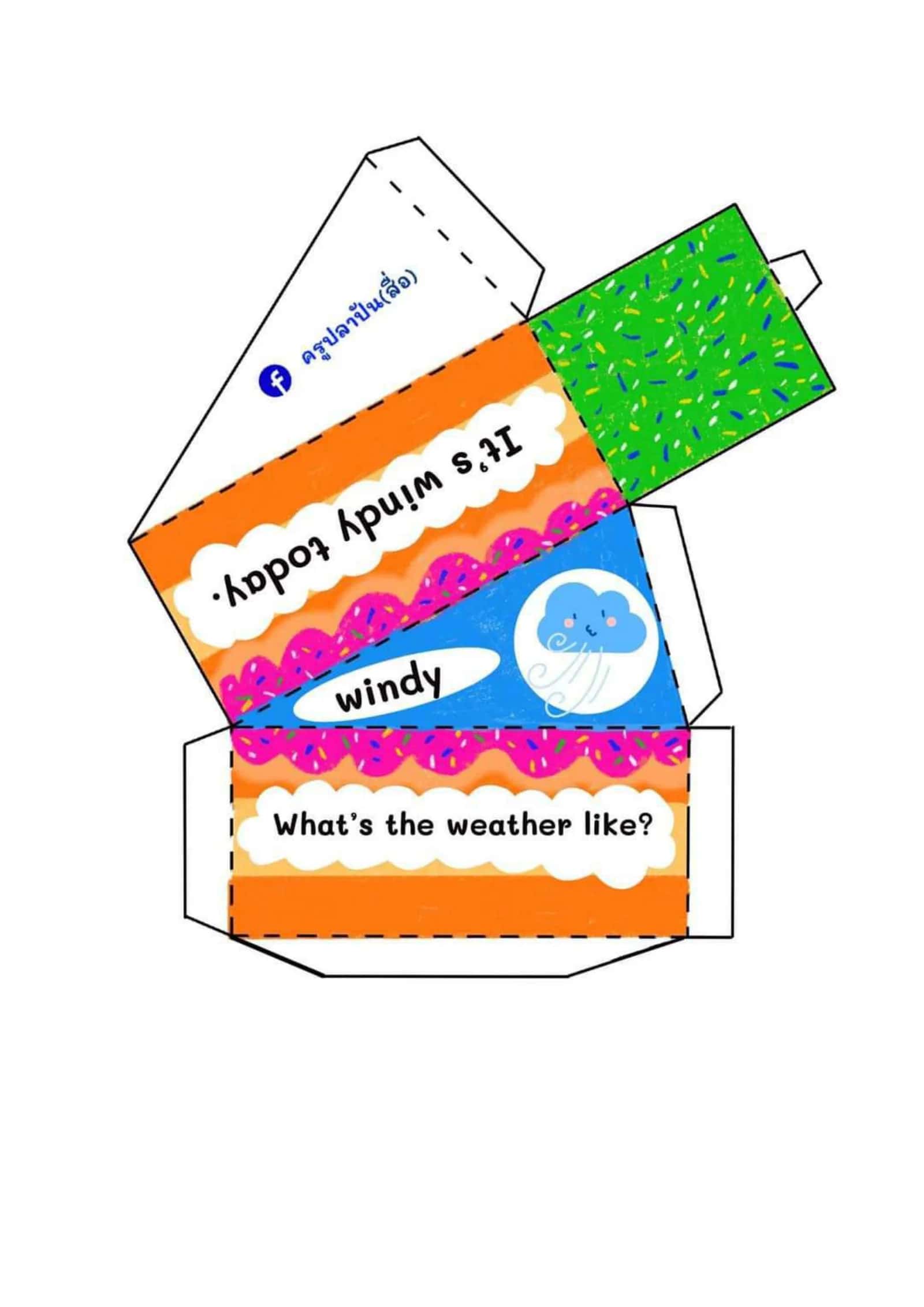 Weather cake activity 2