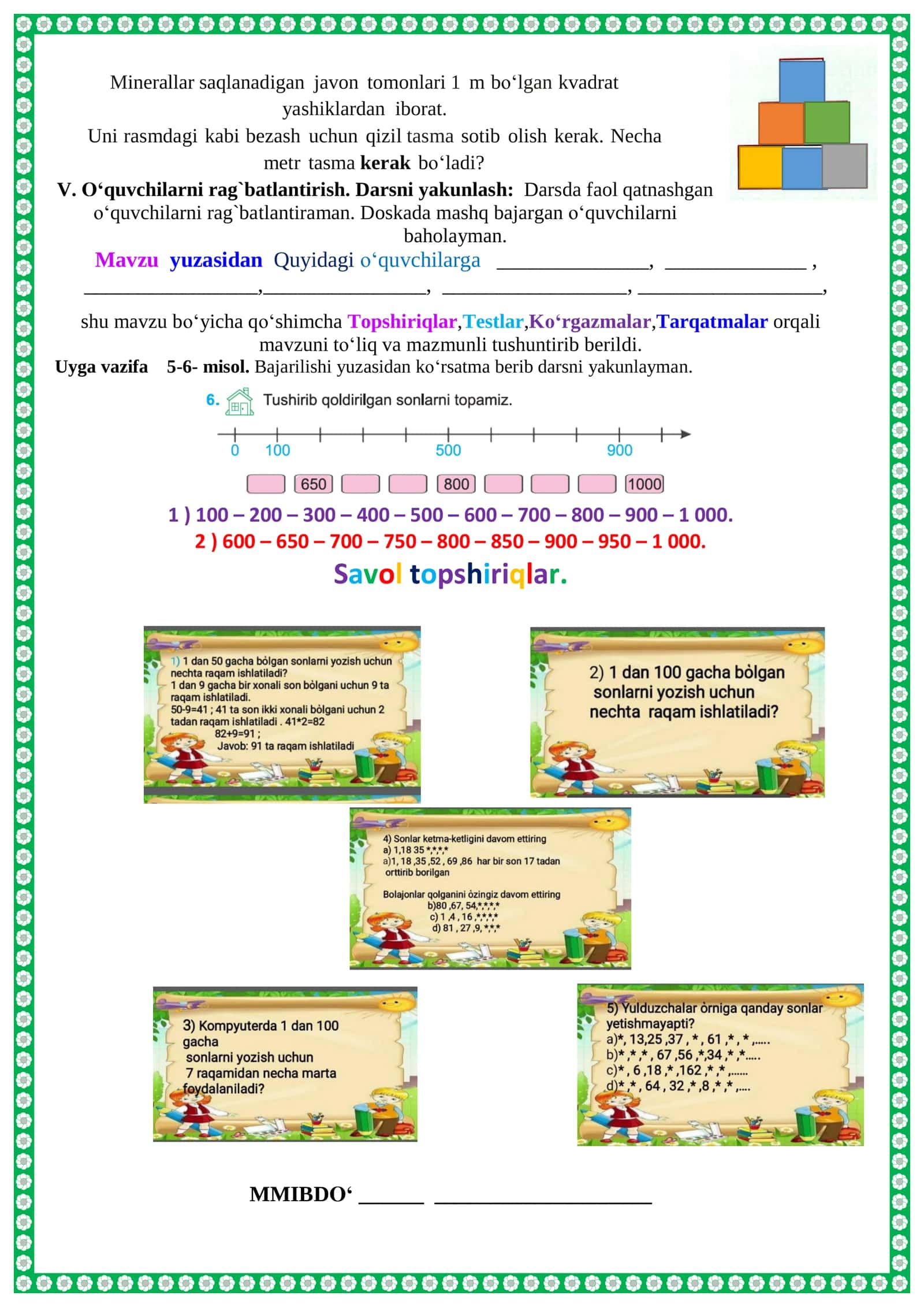 3-Sinf Iqtidorli o'zlashturuvchi Ona-tili va Matematika Dars konspekti Yillik to'liq 2