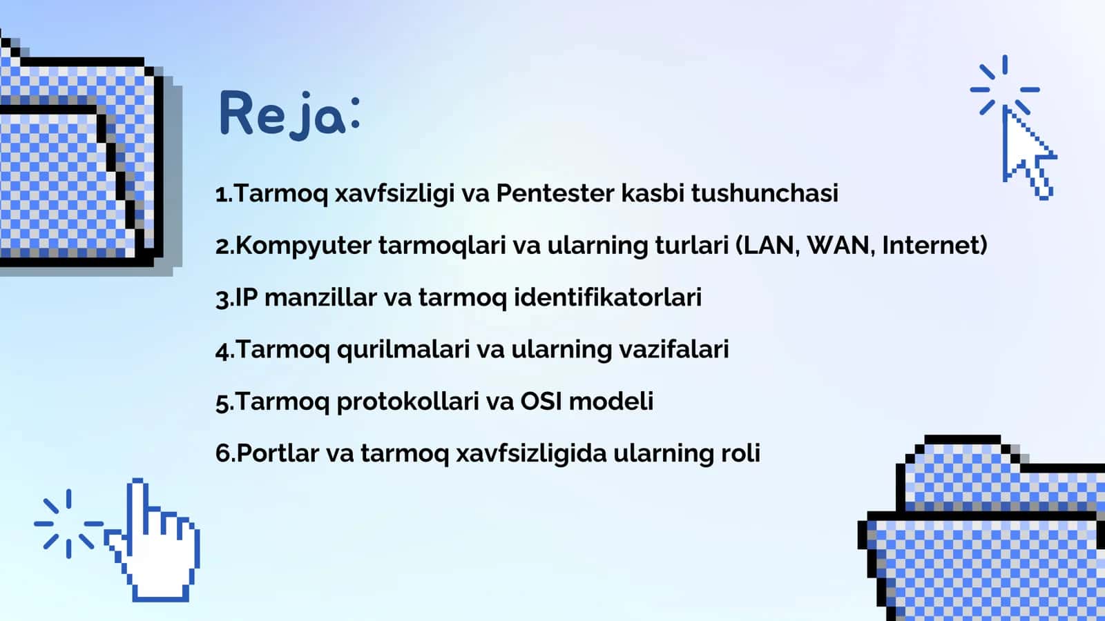 Tarmoq qurilmalari 2